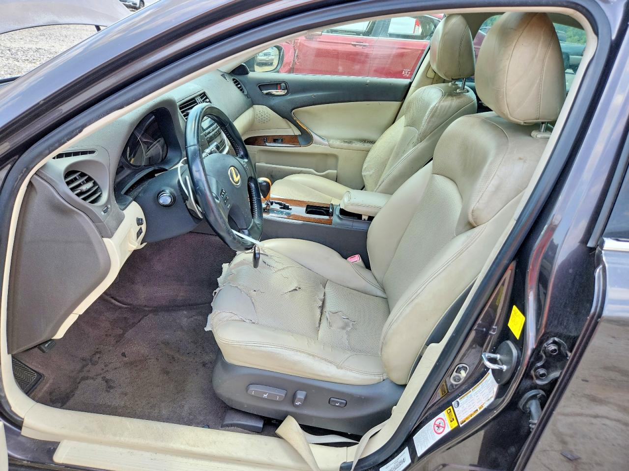 2010 Lexus Is 250 Base Серый vin: JTHBF5C27A2098627