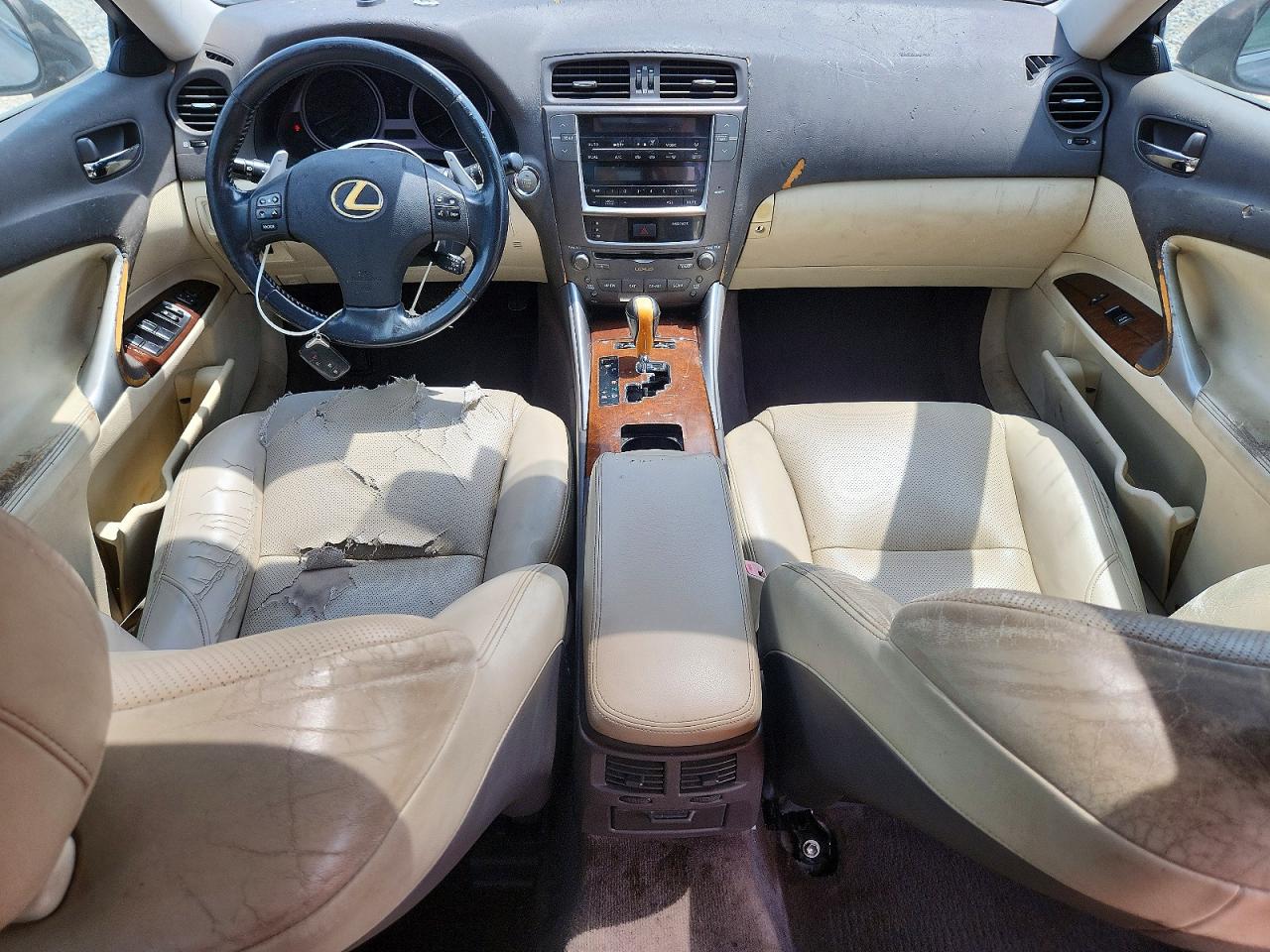 2010 Lexus Is 250 Base Серый vin: JTHBF5C27A2098627
