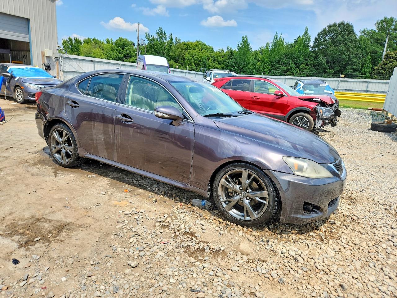 2010 Lexus Is 250 Base Серый vin: JTHBF5C27A2098627