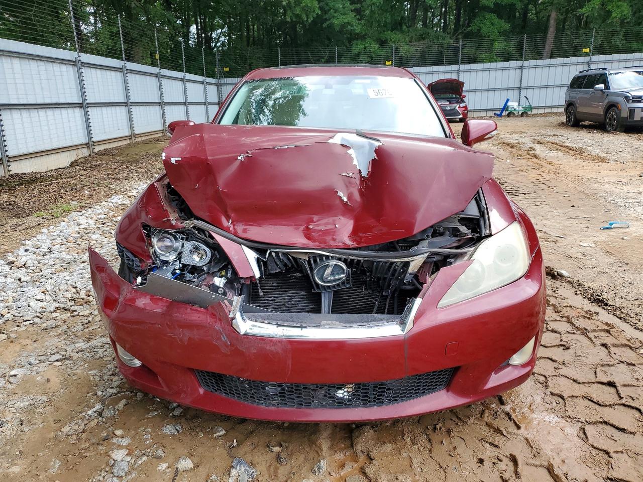 2010 Lexus Is 250 Red vin: JTHBF5C27A5110211