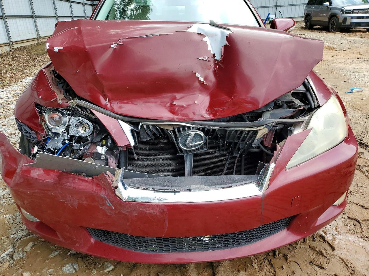 2010 Lexus Is 250 Red vin: JTHBF5C27A5110211