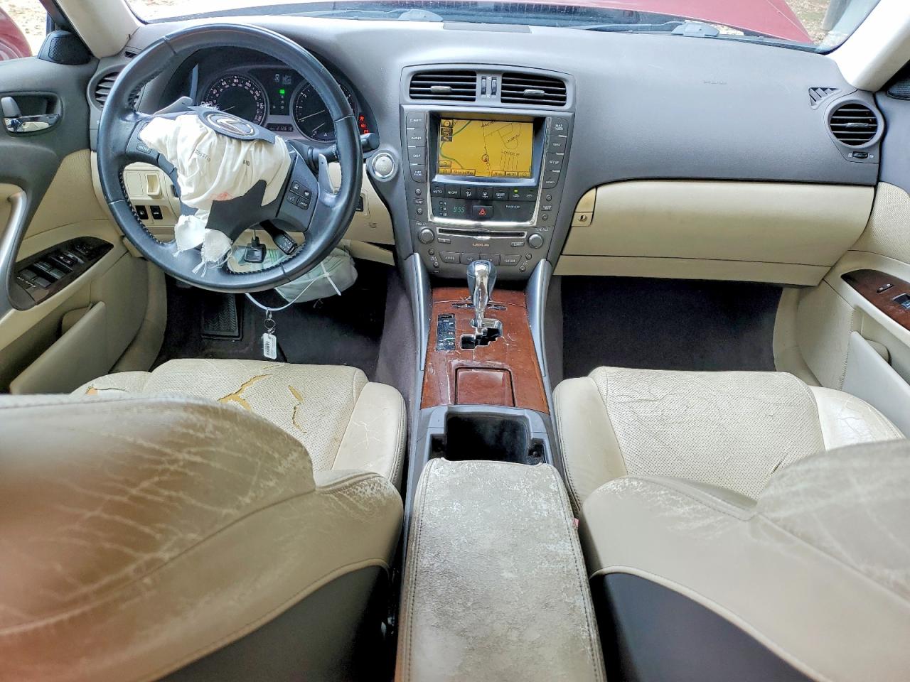 2010 Lexus Is 250 Red vin: JTHBF5C27A5110211