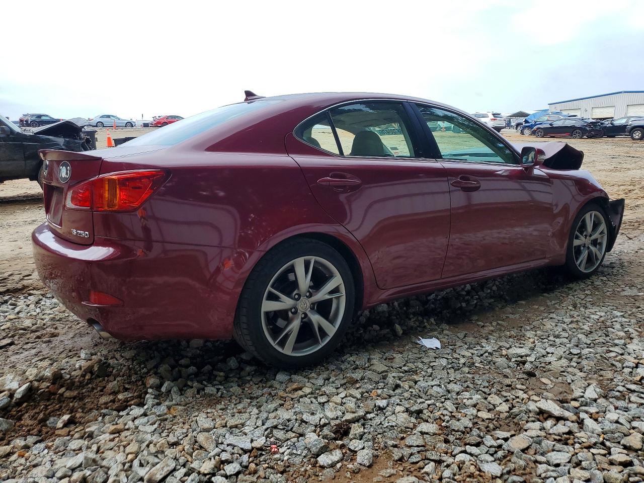 2010 Lexus Is 250 Red vin: JTHBF5C27A5110211