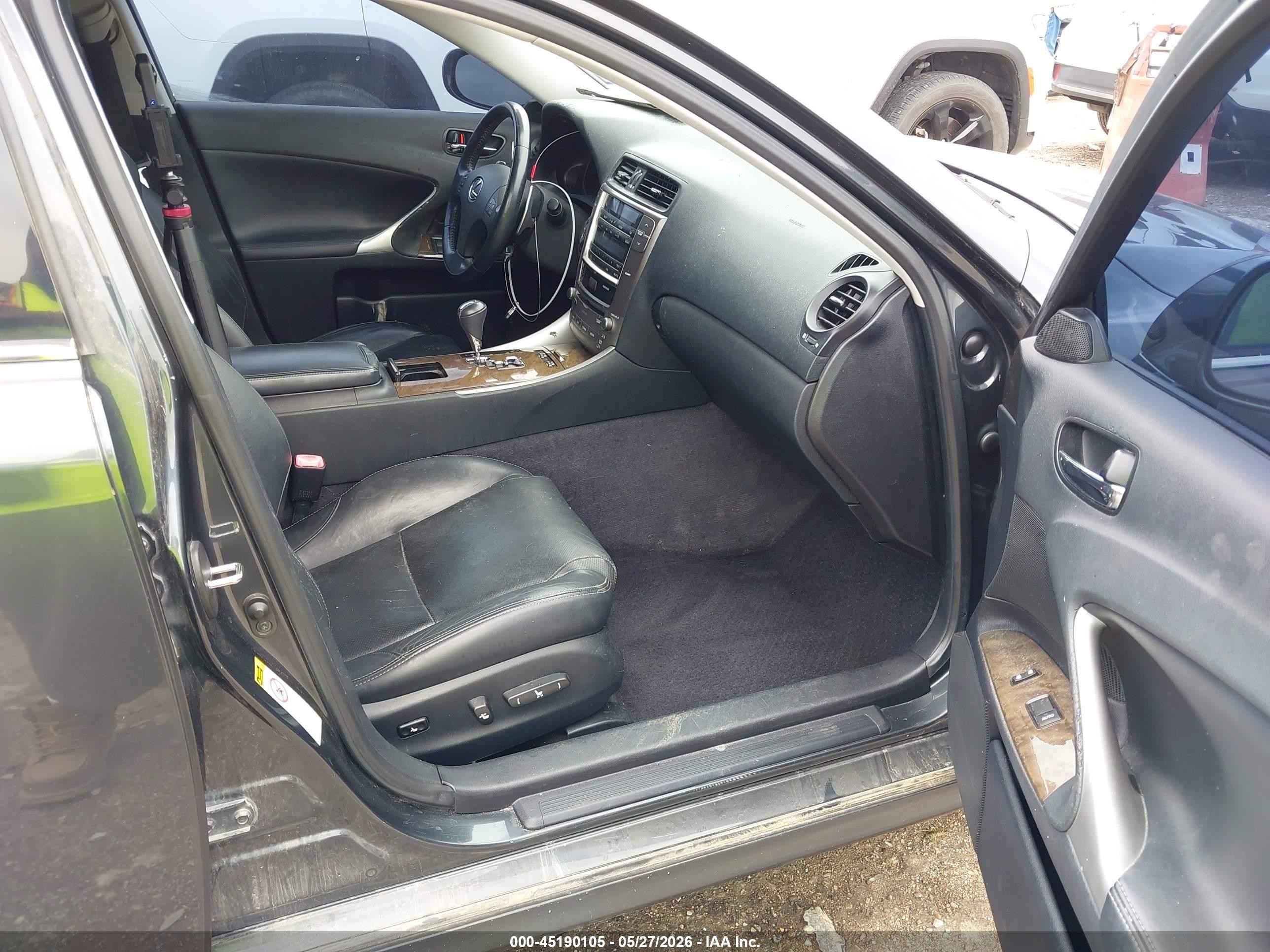 2010 Lexus Is 250   Серый vin: JTHBF5C27A5124593