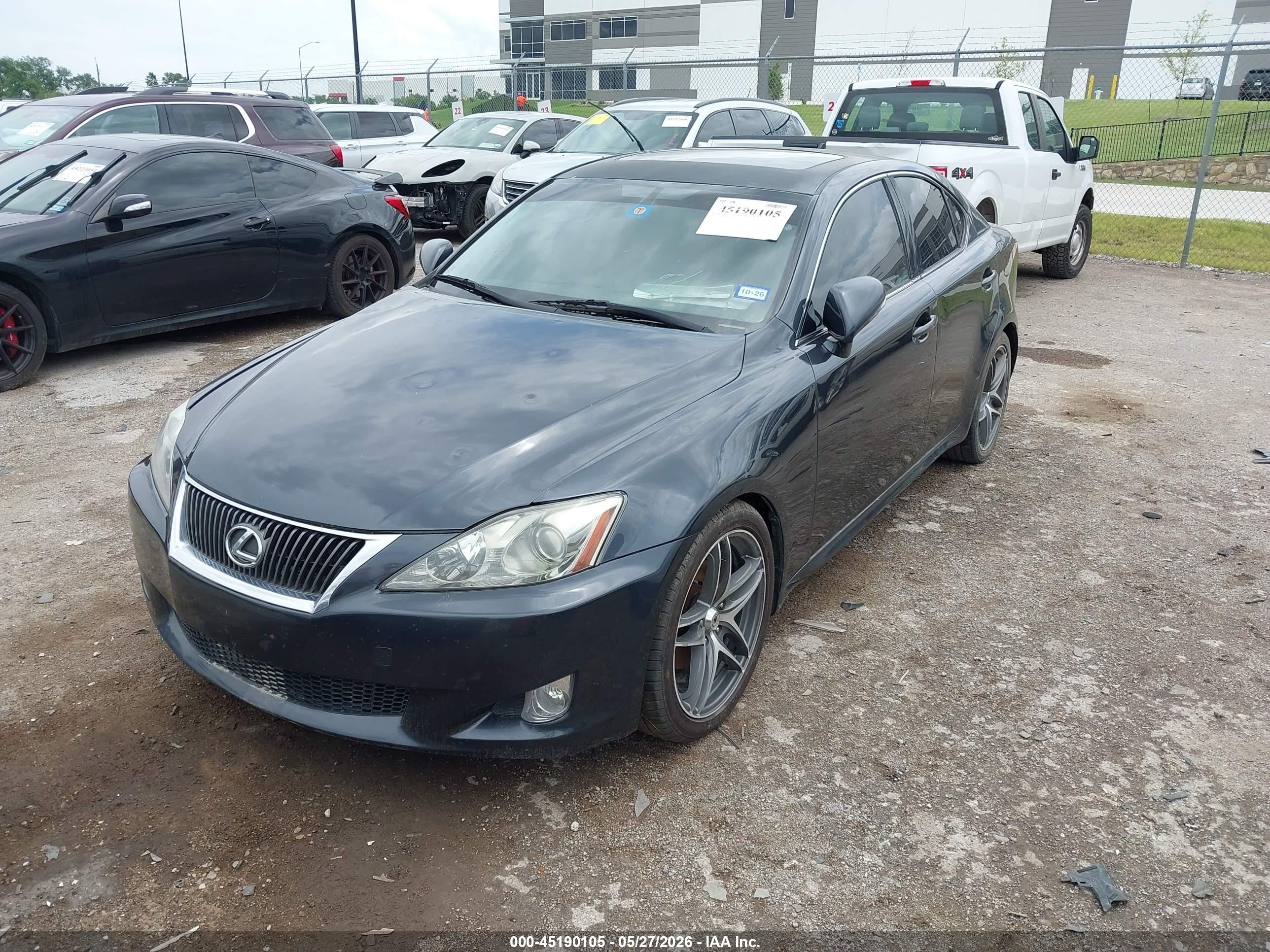 2010 Lexus Is 250   Серый vin: JTHBF5C27A5124593