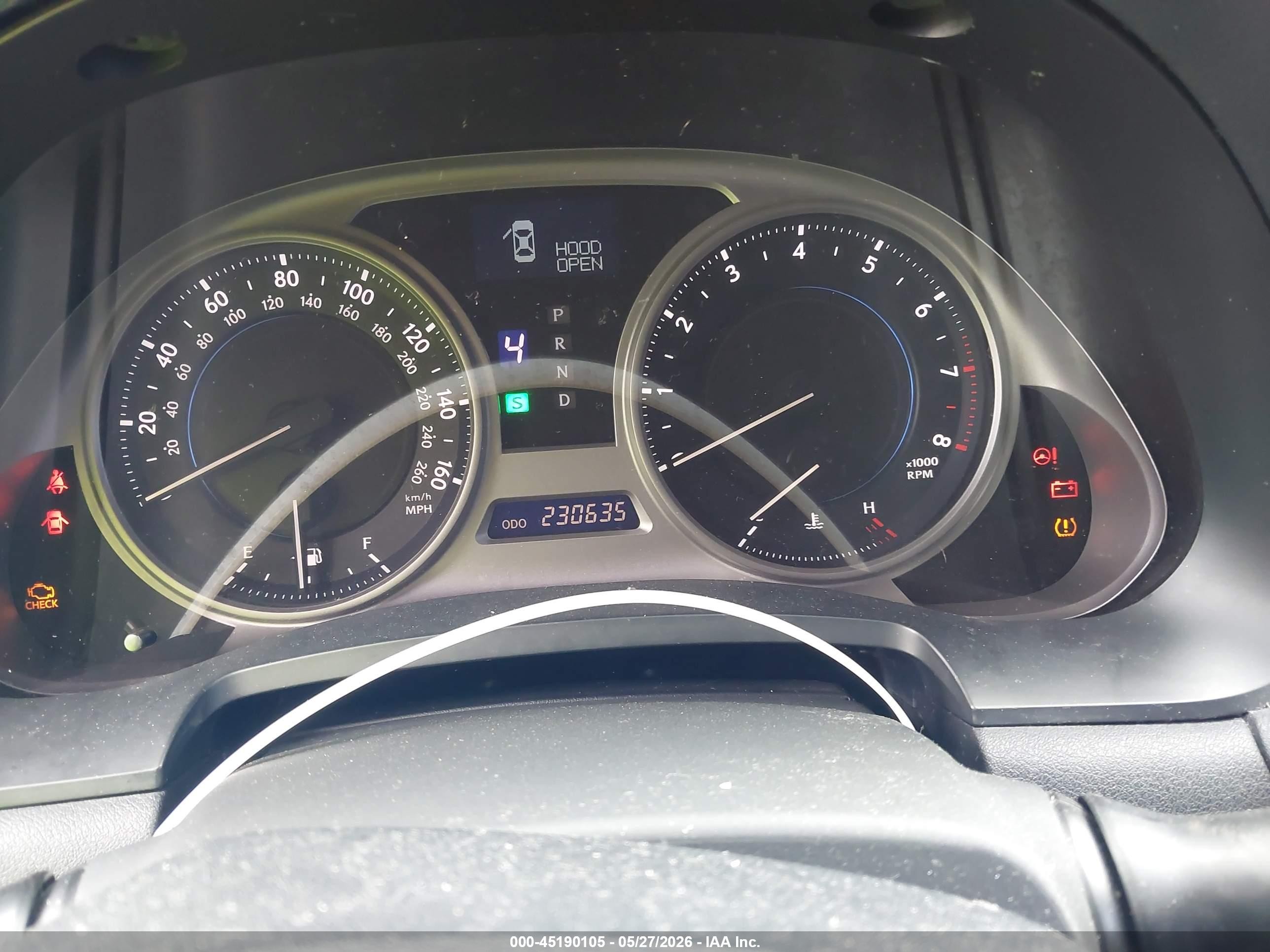 2010 Lexus Is 250   Серый vin: JTHBF5C27A5124593