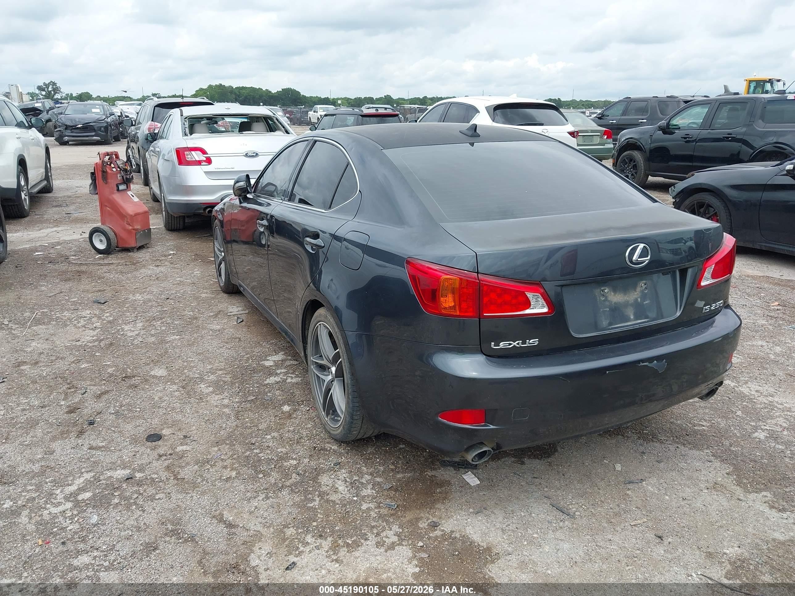 2010 Lexus Is 250   Серый vin: JTHBF5C27A5124593