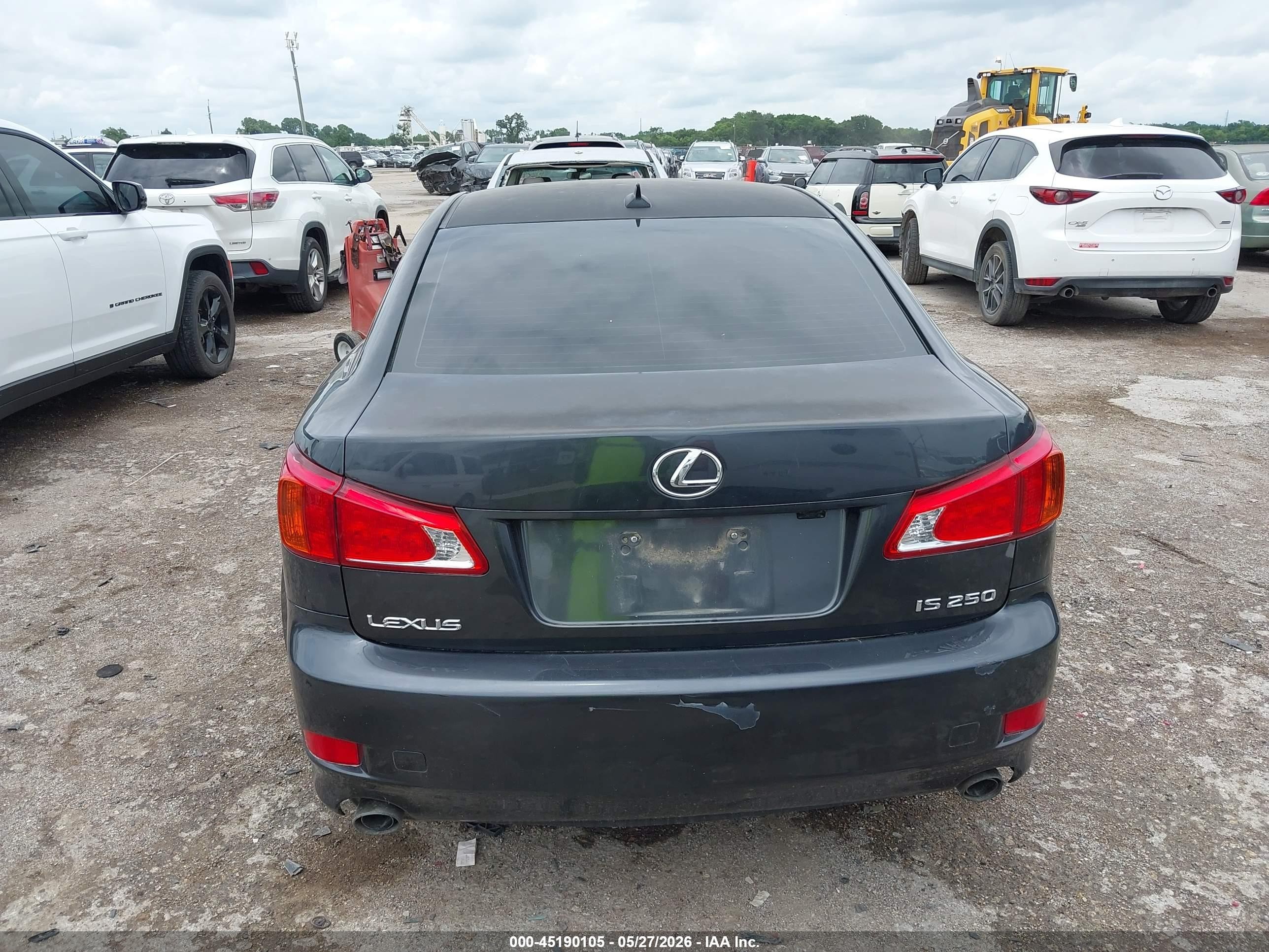 2010 Lexus Is 250   Серый vin: JTHBF5C27A5124593