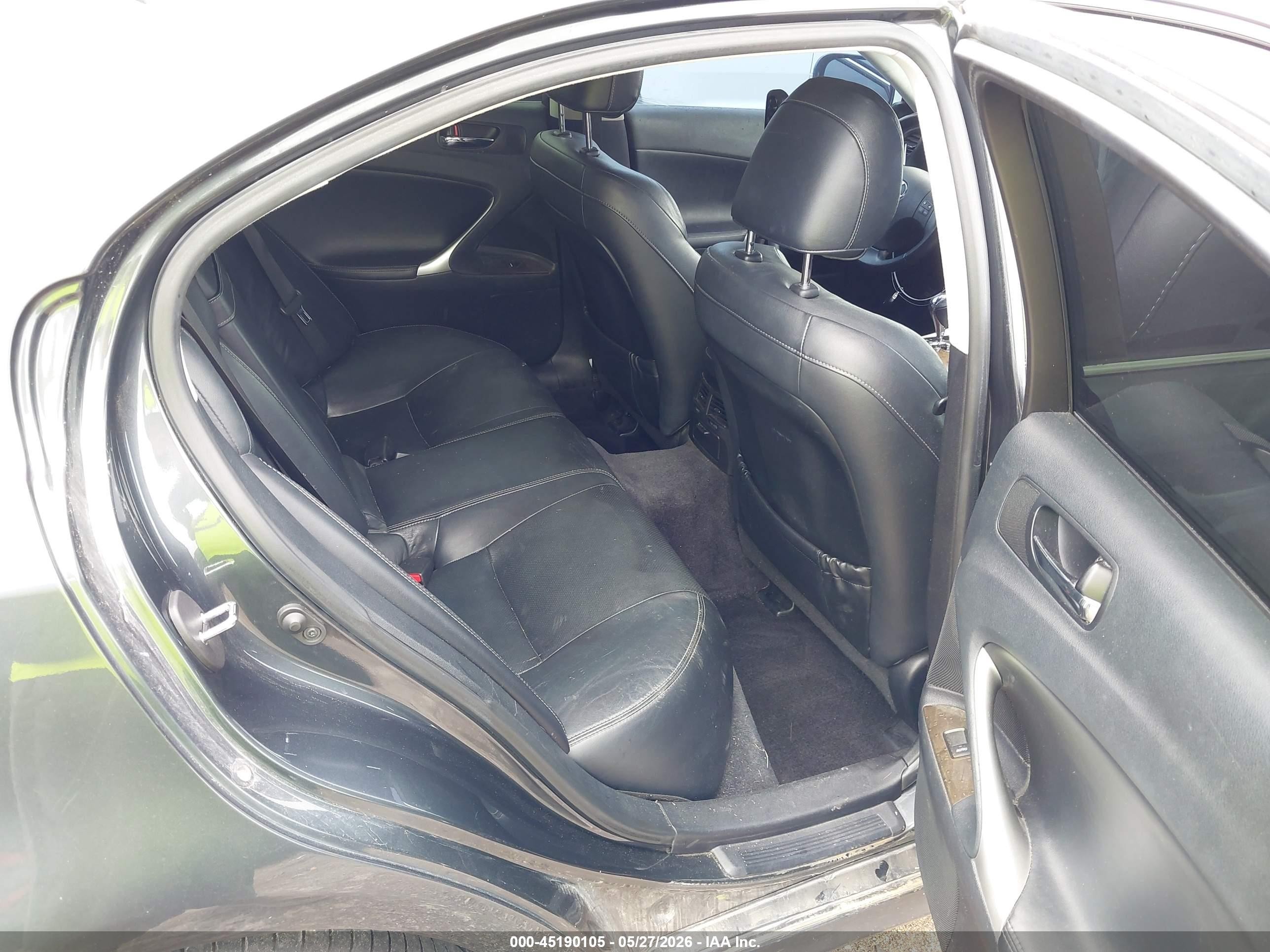 2010 Lexus Is 250   Серый vin: JTHBF5C27A5124593