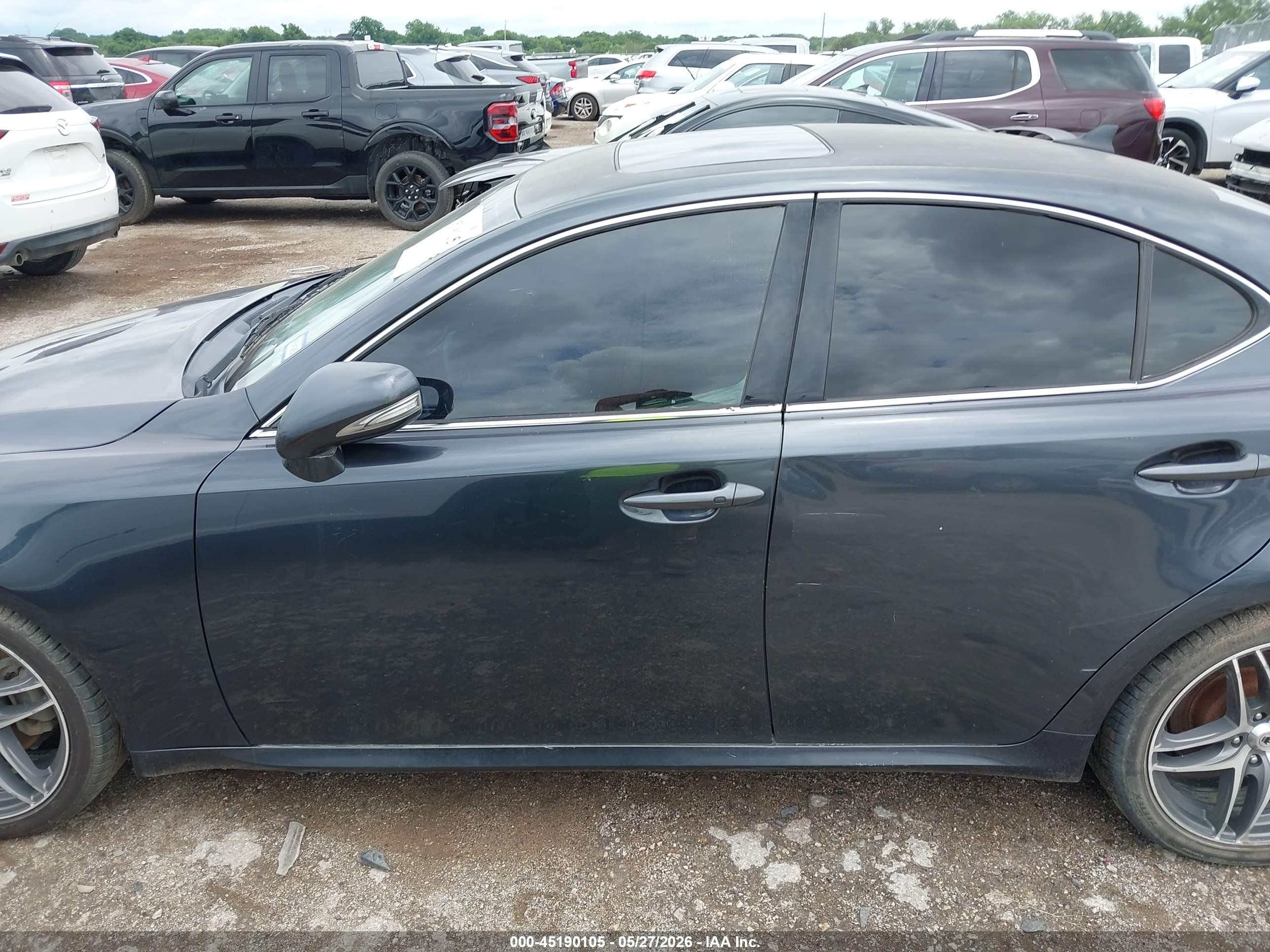 2010 Lexus Is 250   Серый vin: JTHBF5C27A5124593