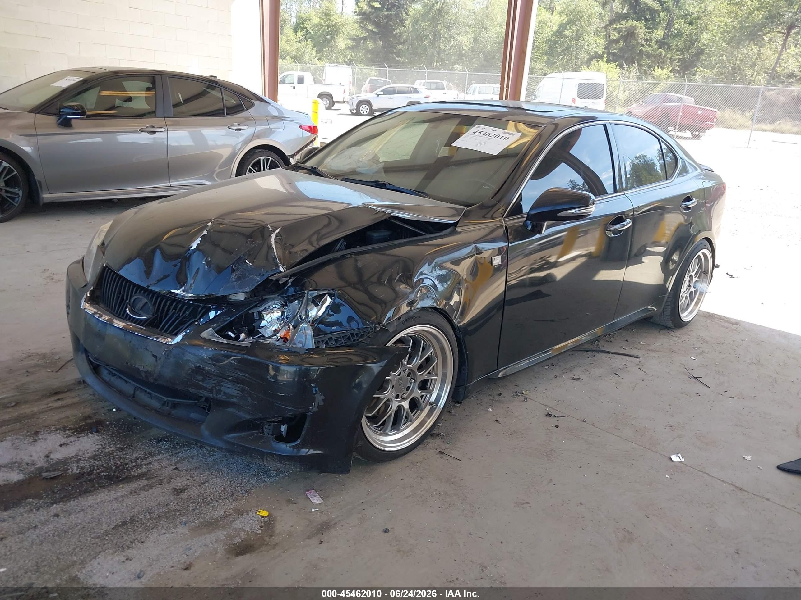 2010 Lexus Is 250   Black vin: JTHBF5C27A5128076