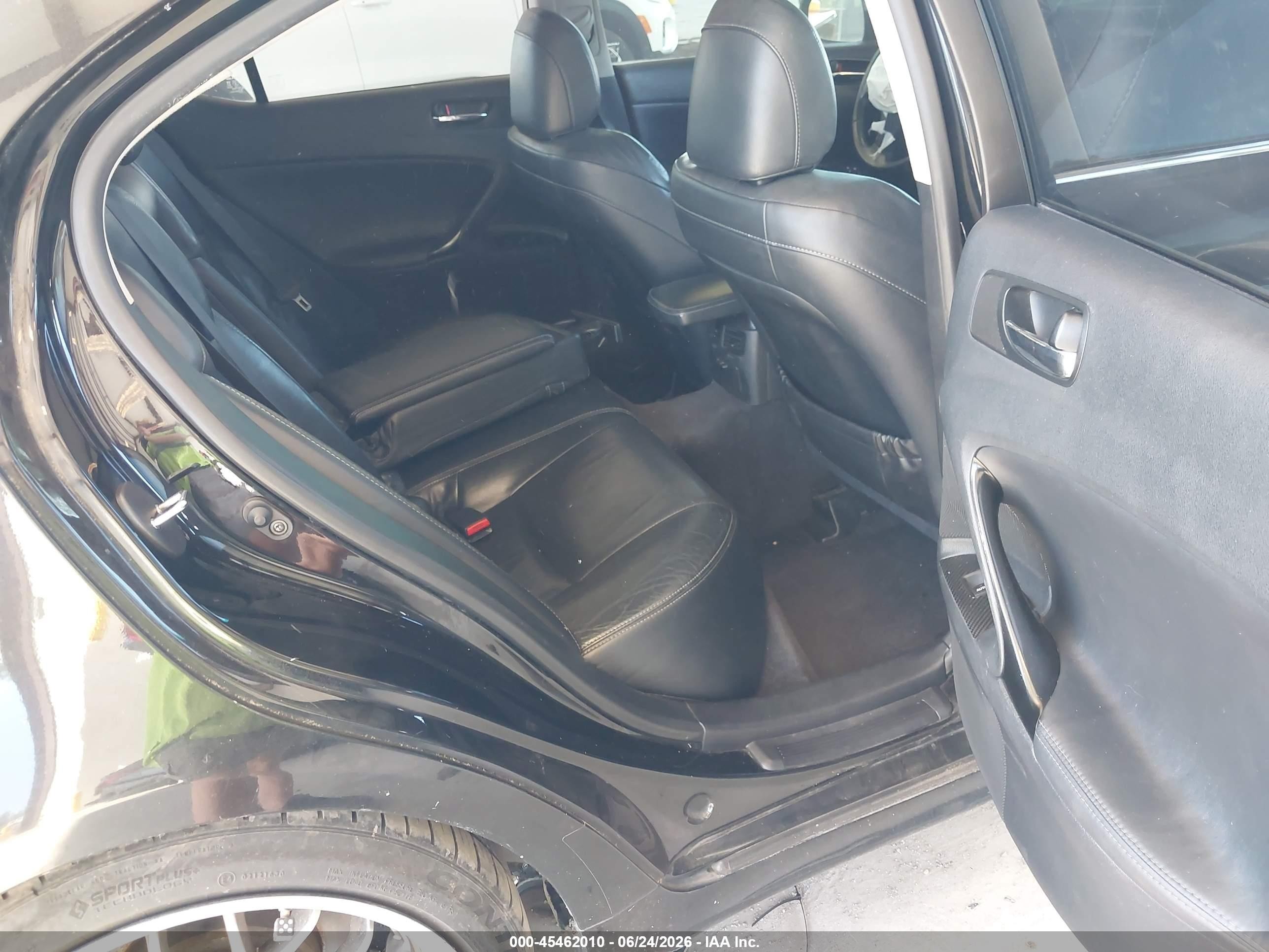 2010 Lexus Is 250   Black vin: JTHBF5C27A5128076