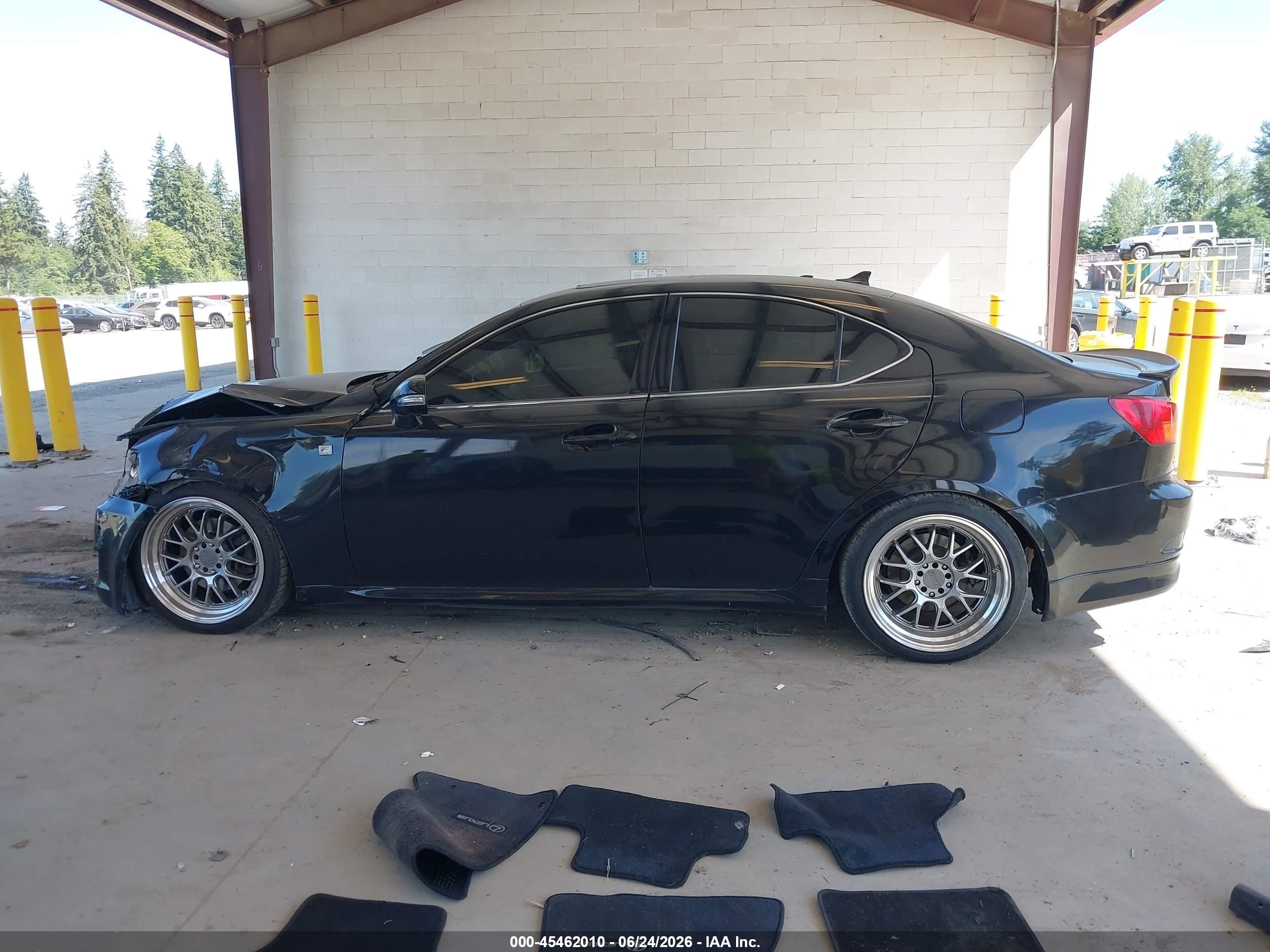 2010 Lexus Is 250   Black vin: JTHBF5C27A5128076