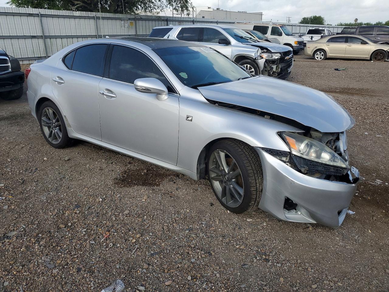 2012 Lexus Is 250 Silver vin: JTHBF5C27C5157886