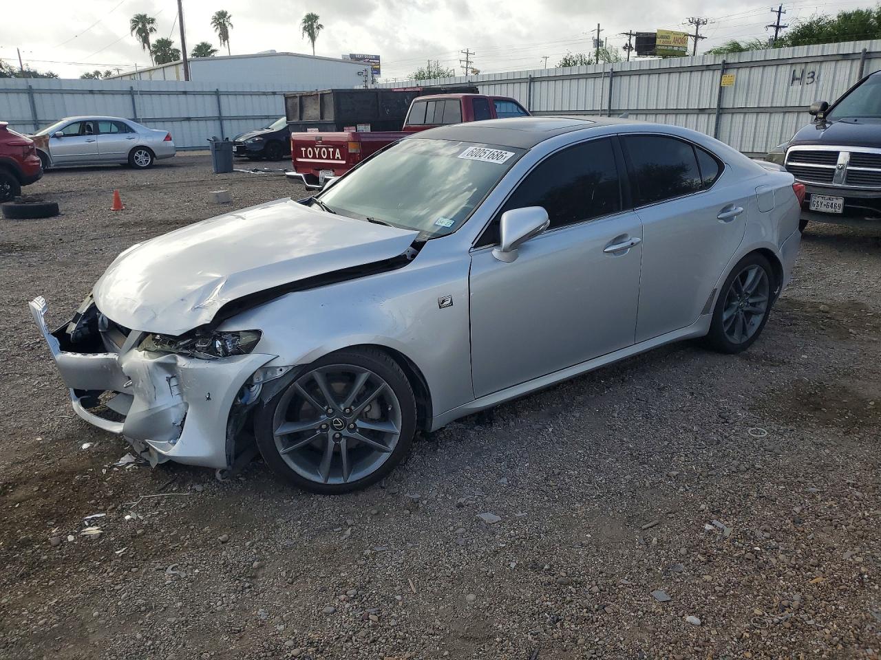 2012 Lexus Is 250 Silver vin: JTHBF5C27C5157886