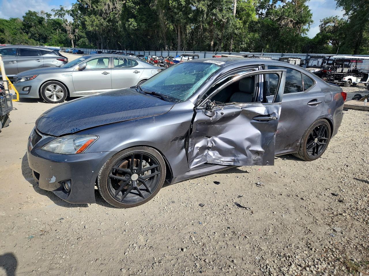 2012 Lexus Is 250 Gray vin: JTHBF5C27C5176020