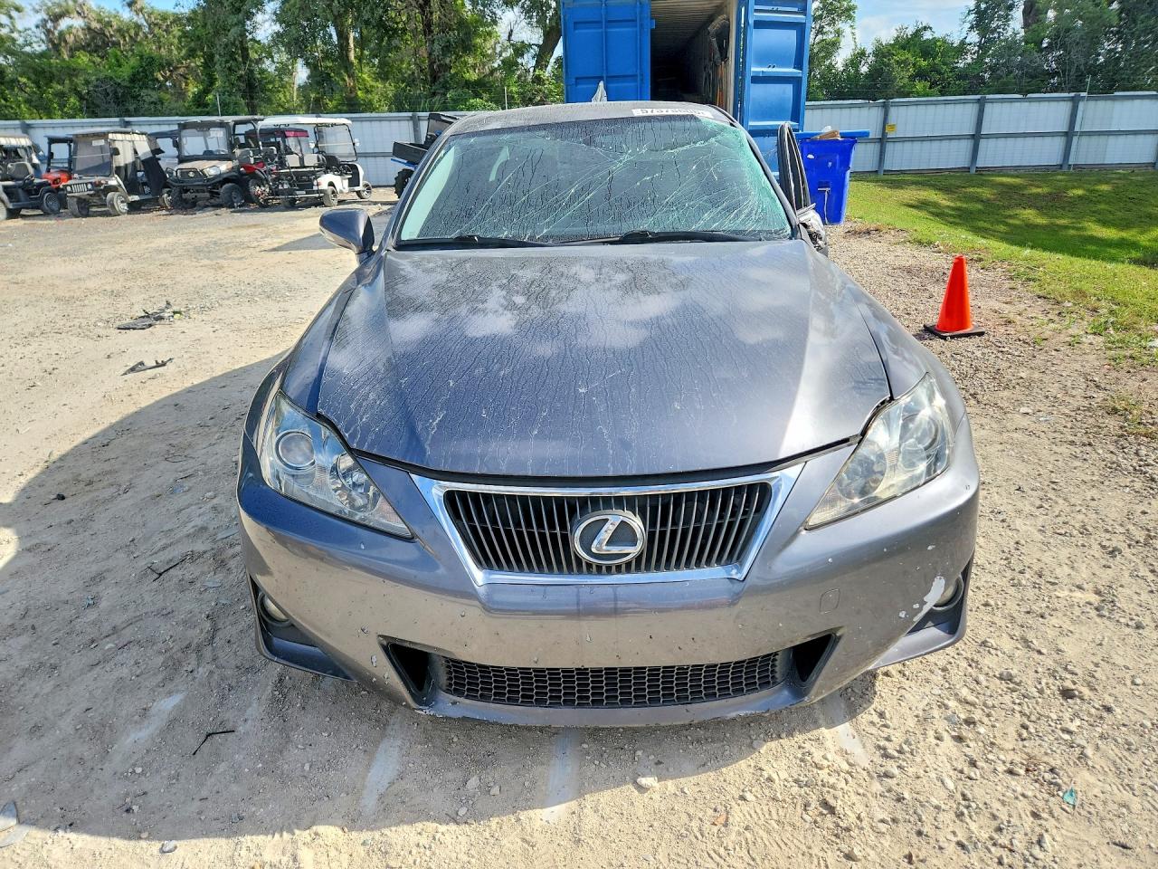 2012 Lexus Is 250 Gray vin: JTHBF5C27C5176020