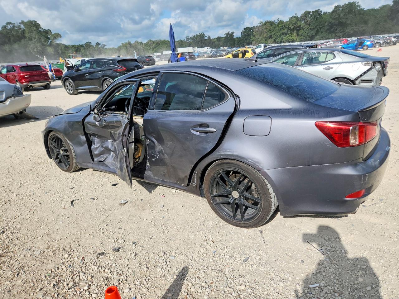 2012 Lexus Is 250 Gray vin: JTHBF5C27C5176020
