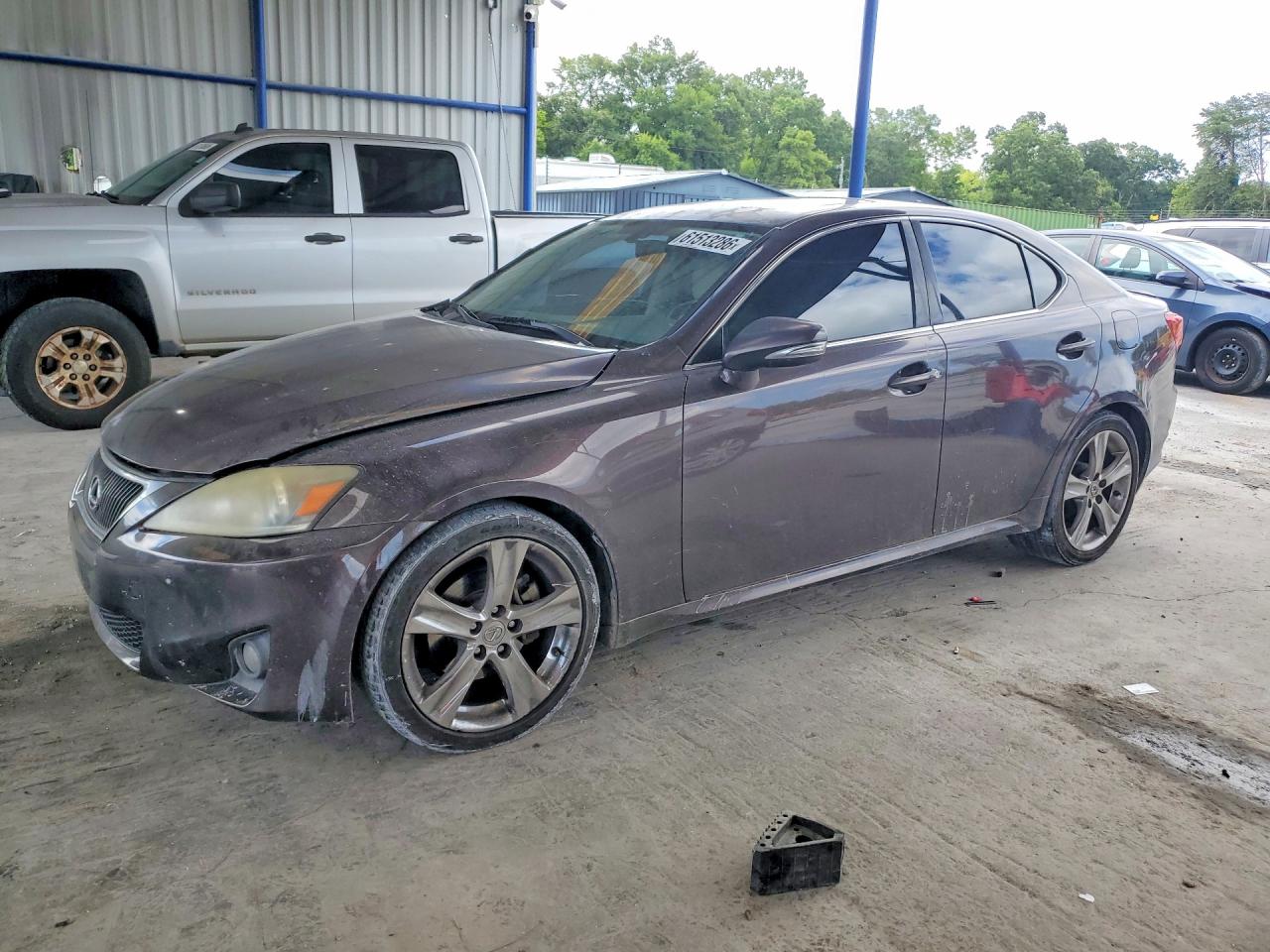 2012 Lexus Is 250 Black vin: JTHBF5C27C5178477