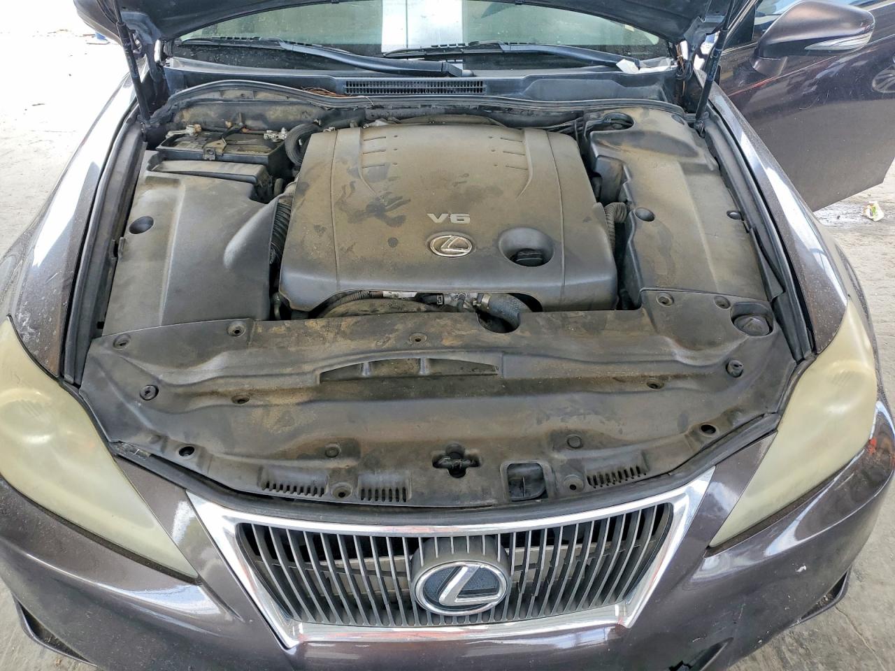 2012 Lexus Is 250 Black vin: JTHBF5C27C5178477