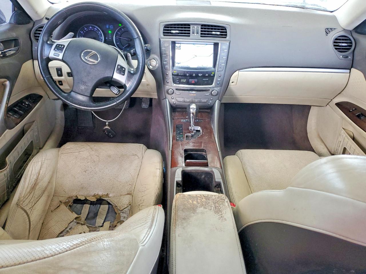 2012 Lexus Is 250 Black vin: JTHBF5C27C5178477