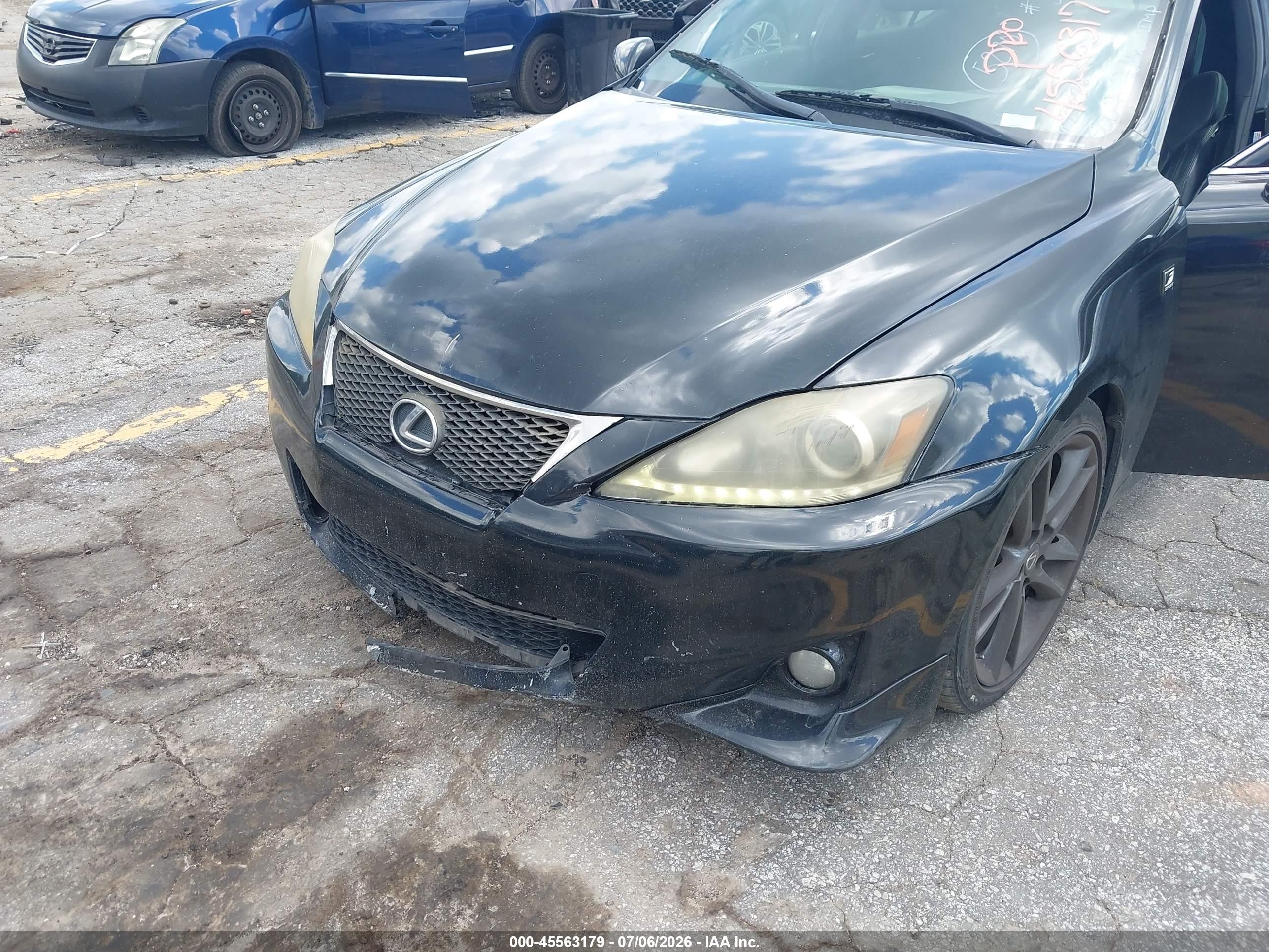 2013 Lexus Is 250 Black vin: JTHBF5C27D5185270