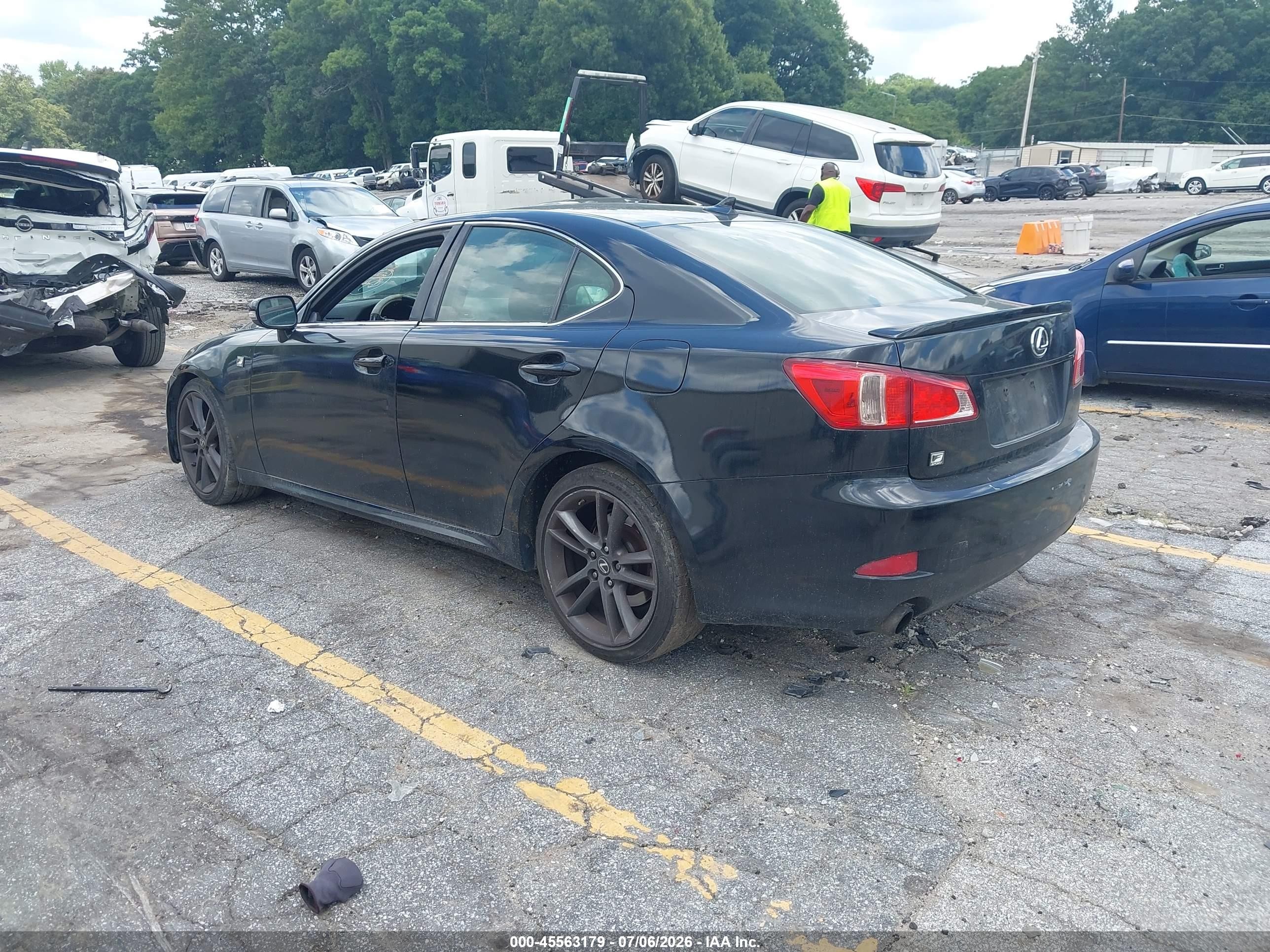 2013 Lexus Is 250 Black vin: JTHBF5C27D5185270