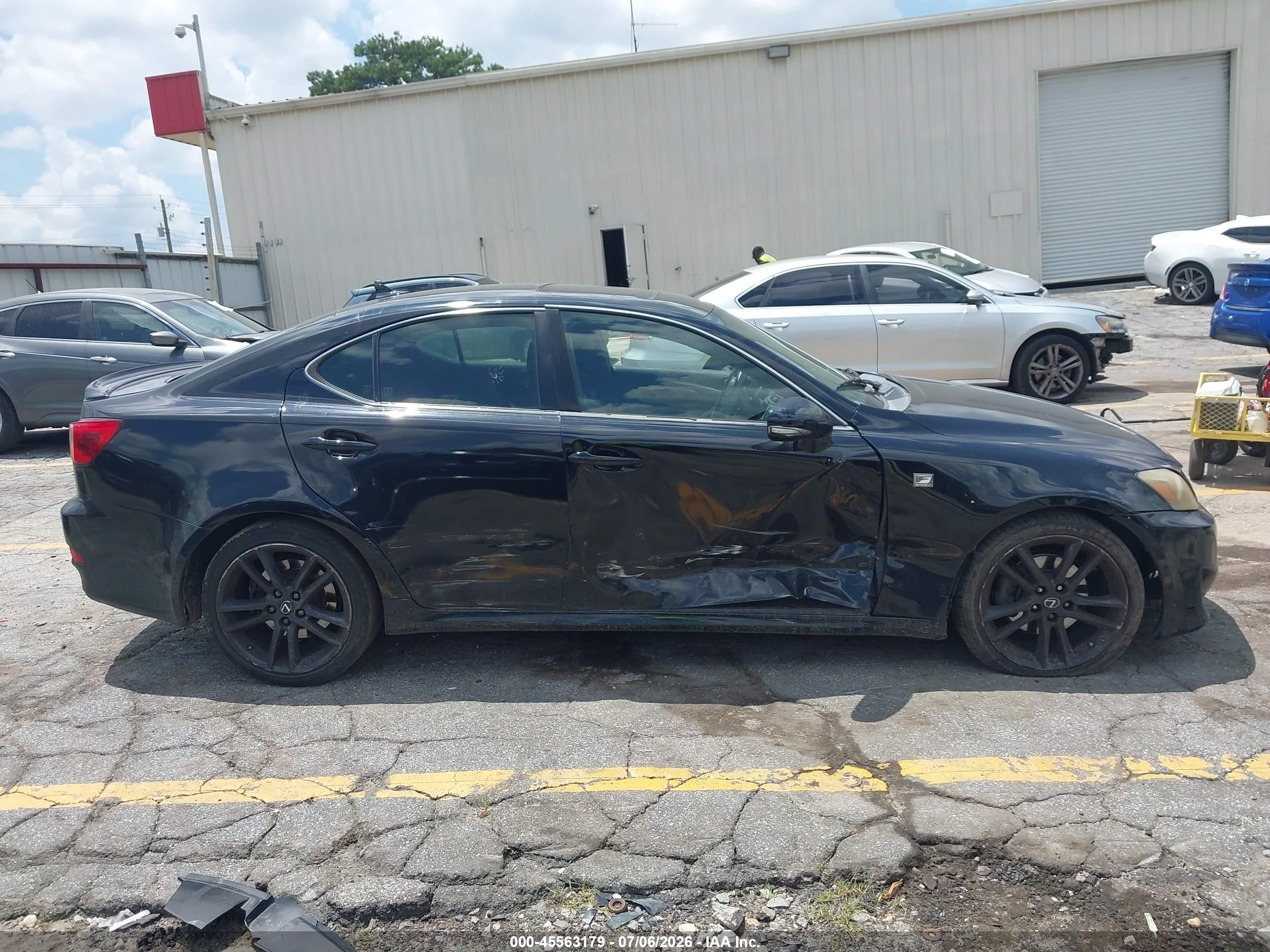 2013 Lexus Is 250 Black vin: JTHBF5C27D5185270