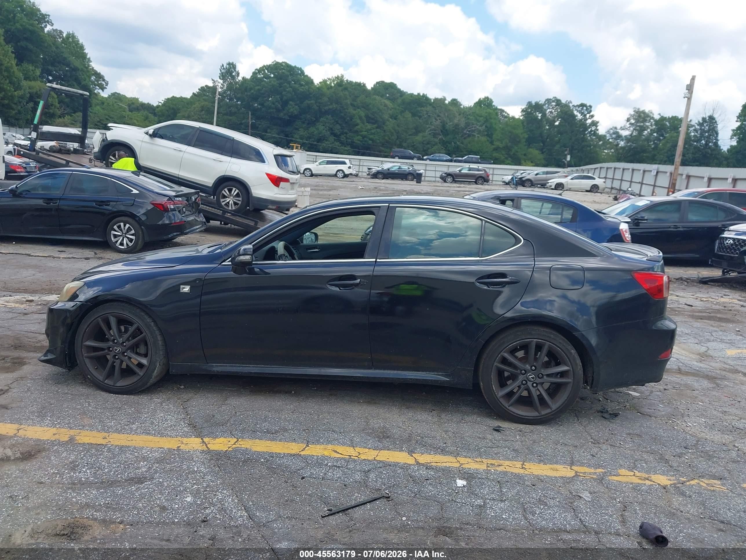 2013 Lexus Is 250 Black vin: JTHBF5C27D5185270
