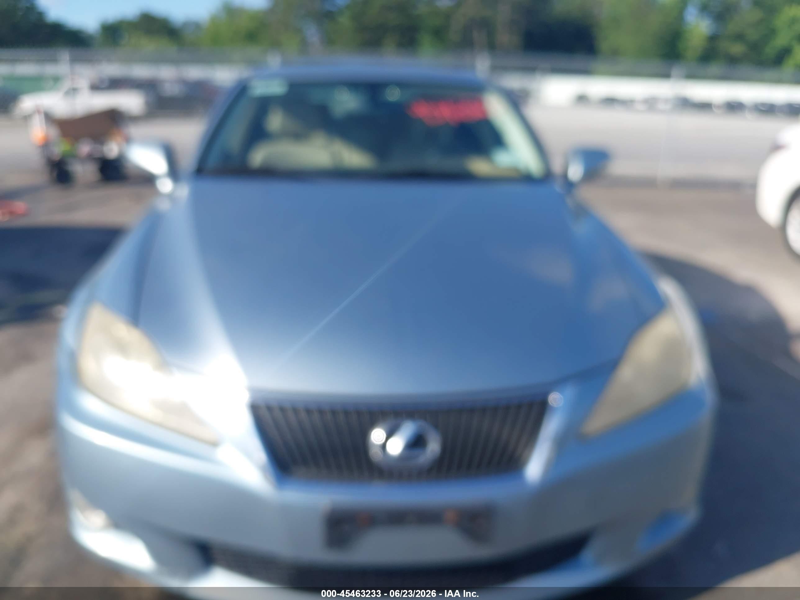 2010 Lexus Is 250   Blue vin: JTHBF5C28A2094716
