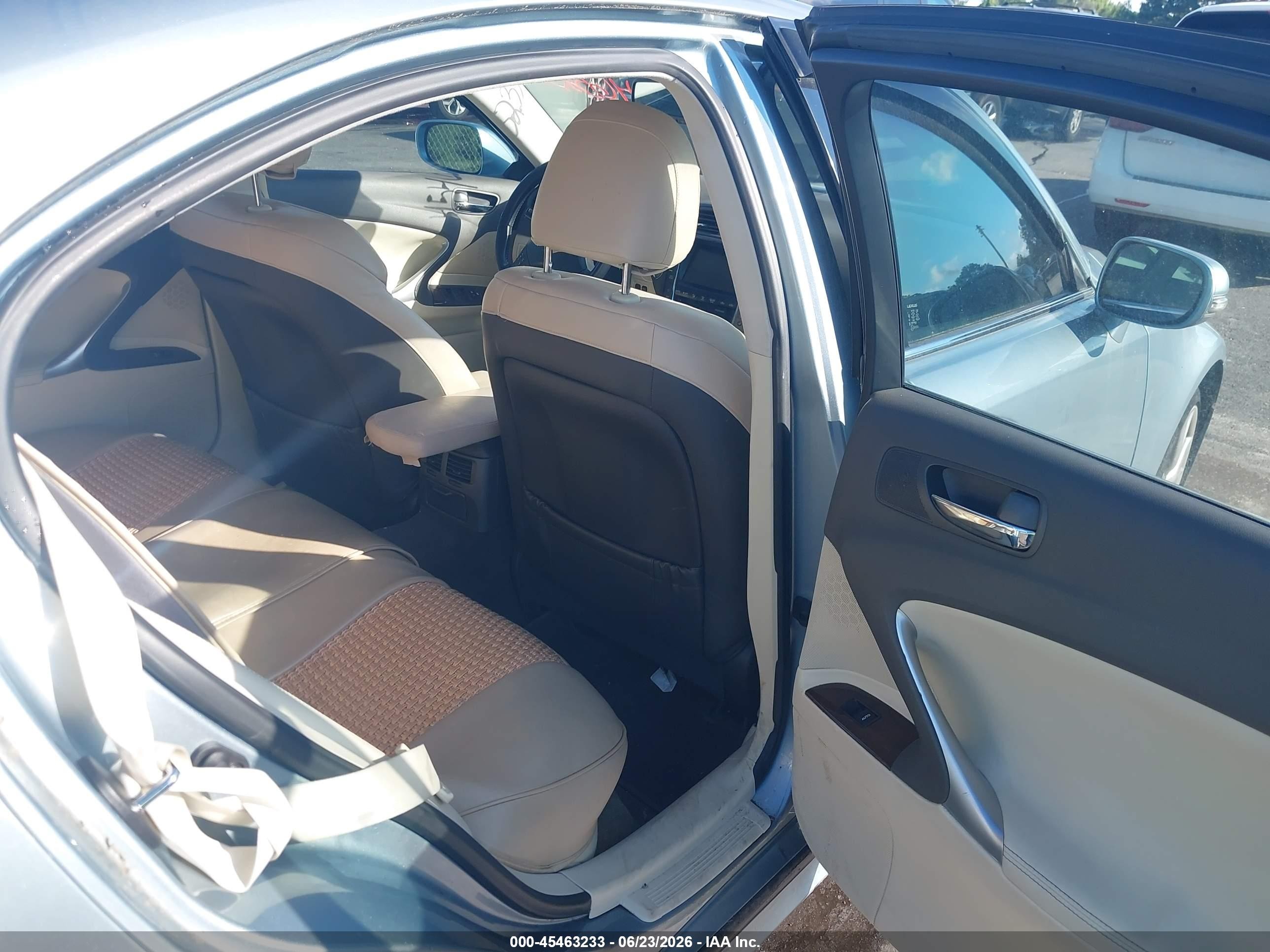 2010 Lexus Is 250   Blue vin: JTHBF5C28A2094716