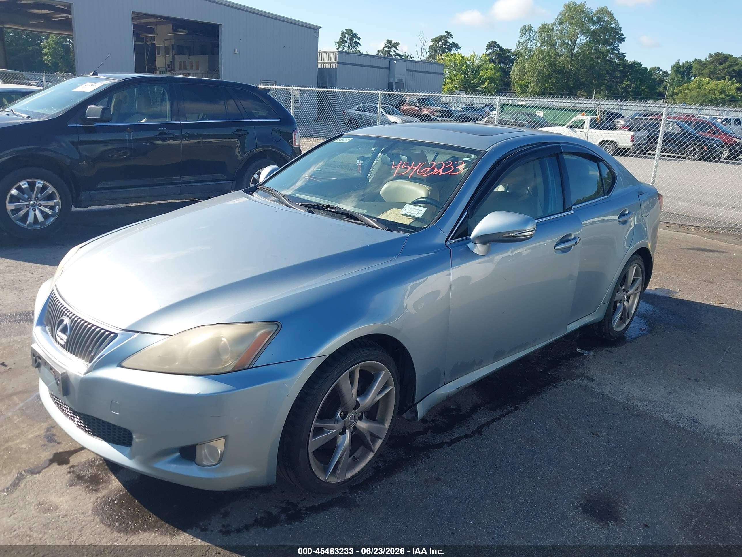 2010 Lexus Is 250   Blue vin: JTHBF5C28A2094716