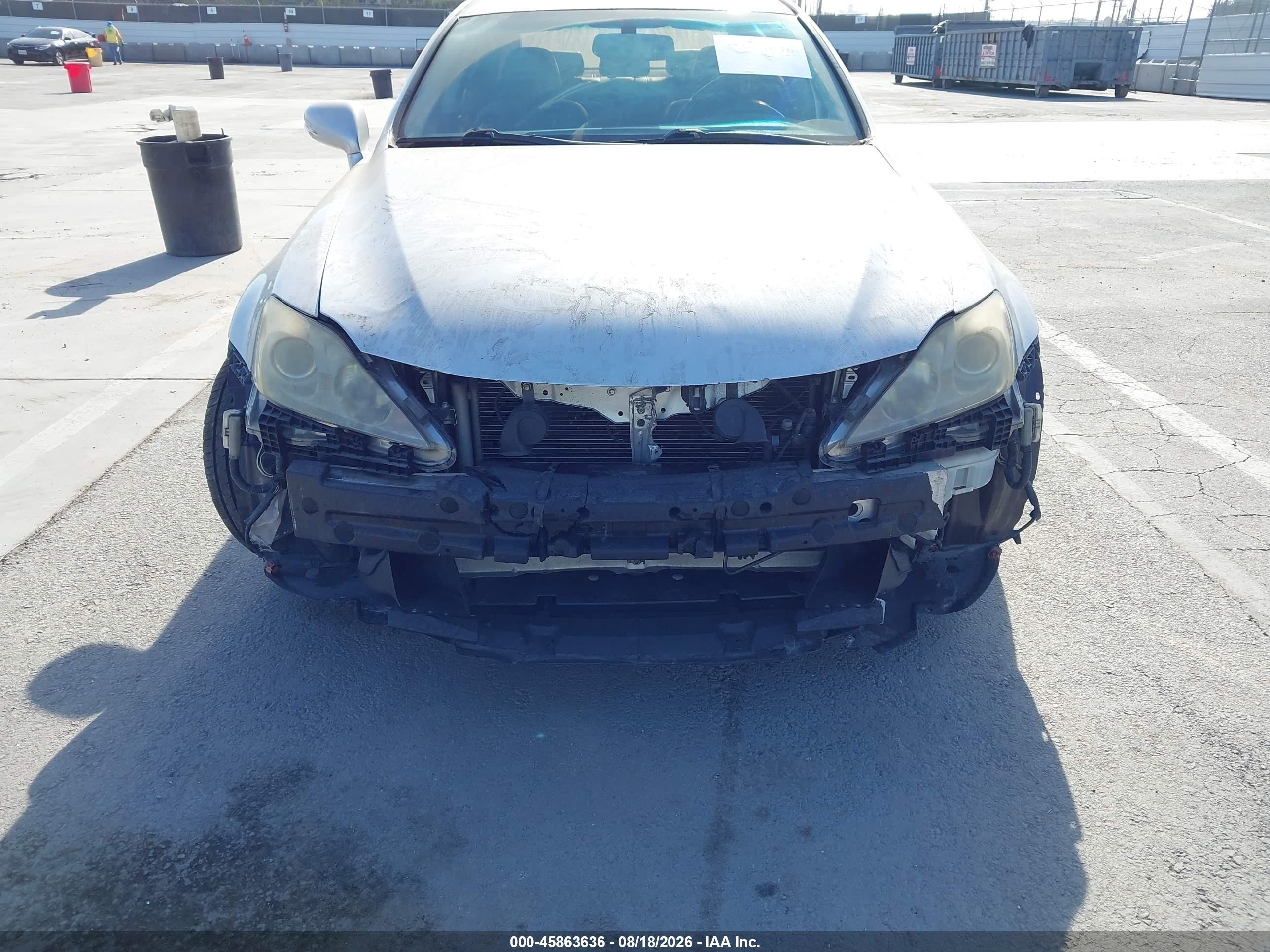 2010 Lexus Is 250   Silver vin: JTHBF5C28A2098345