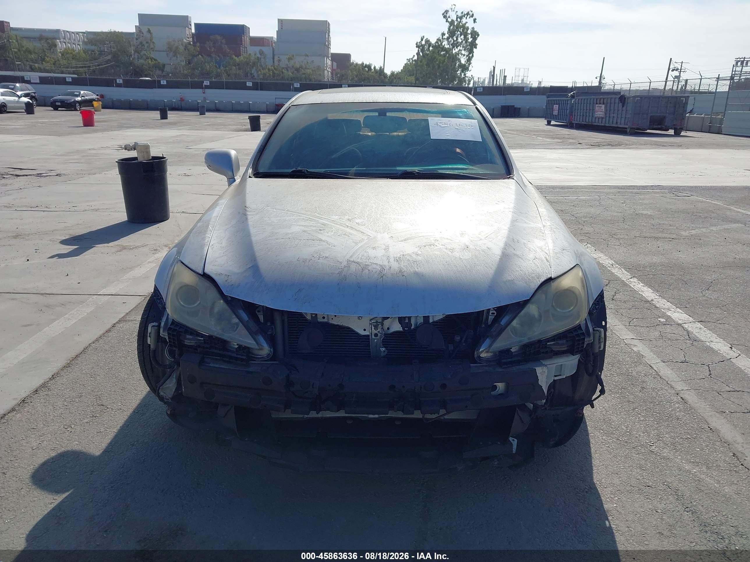 2010 Lexus Is 250   Silver vin: JTHBF5C28A2098345