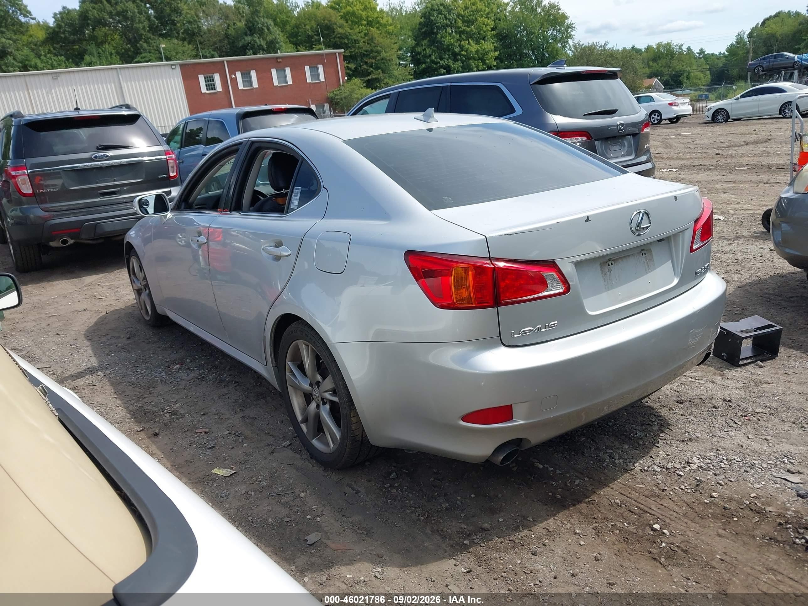 2010 Lexus Is 250   Silver vin: JTHBF5C28A5118141