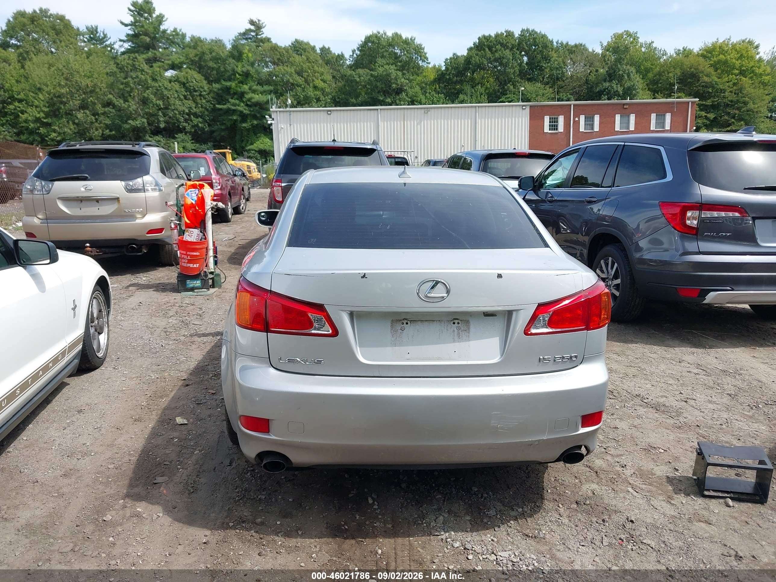 2010 Lexus Is 250   Silver vin: JTHBF5C28A5118141
