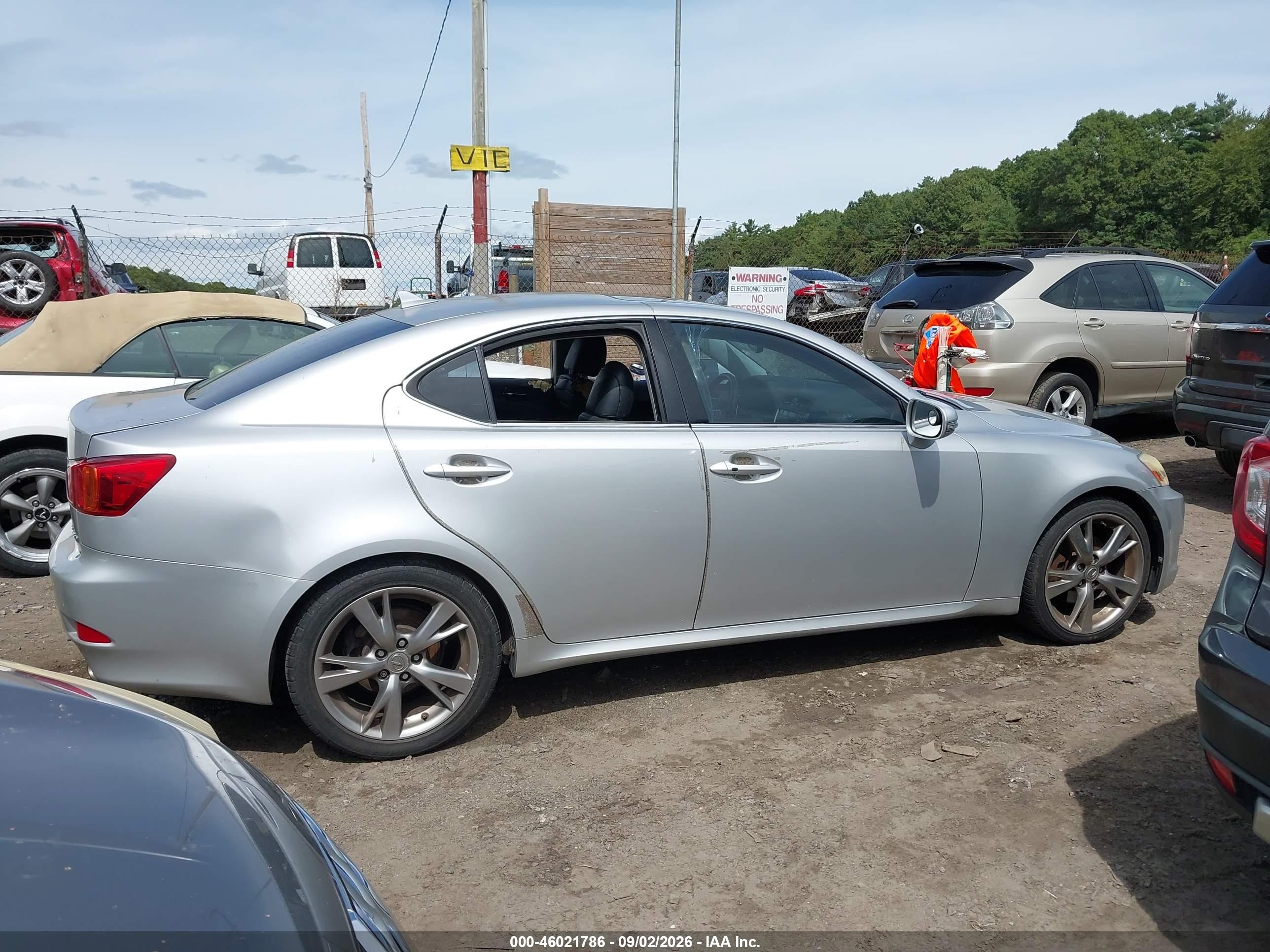 2010 Lexus Is 250   Silver vin: JTHBF5C28A5118141