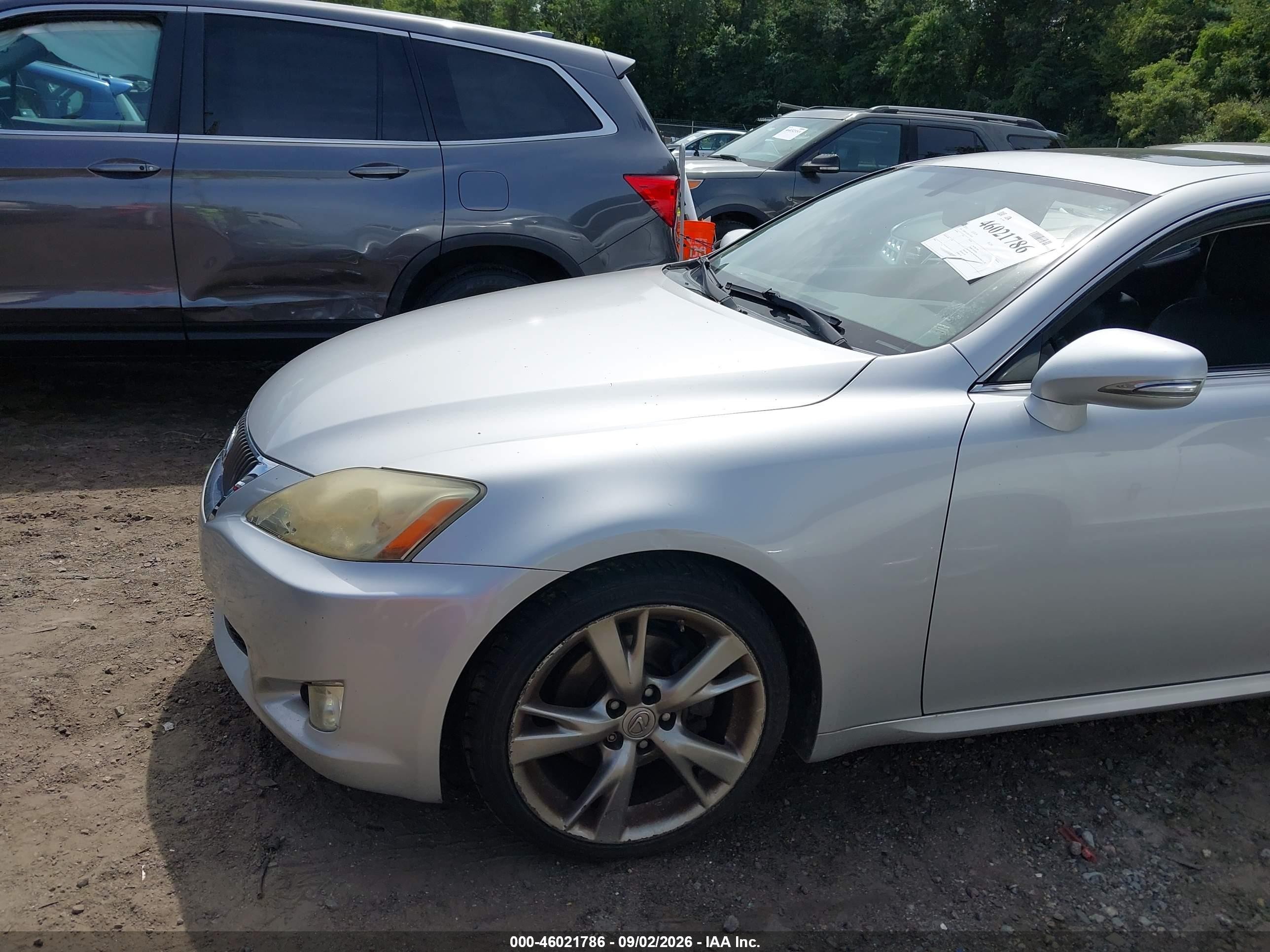 2010 Lexus Is 250   Silver vin: JTHBF5C28A5118141