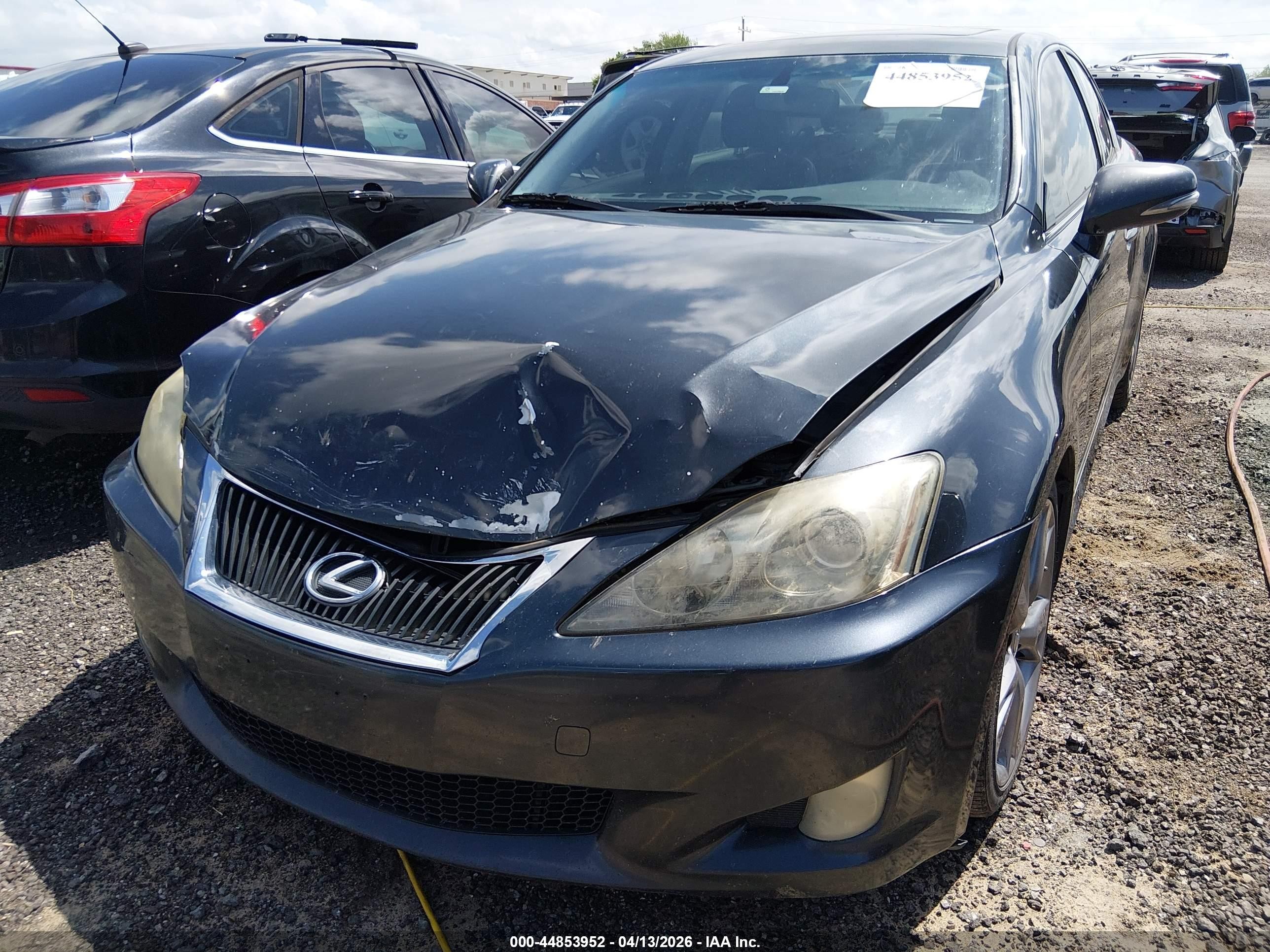 2010 Lexus Is 250   Gray vin: JTHBF5C28A5120035