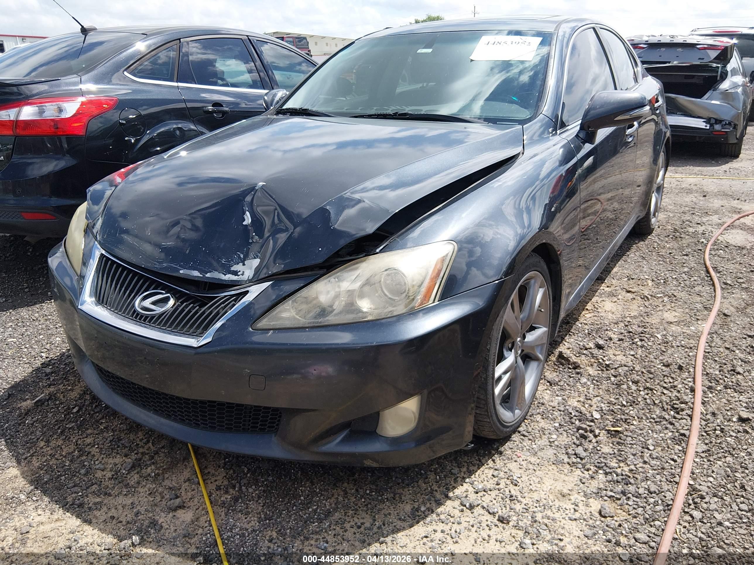 2010 Lexus Is 250   Gray vin: JTHBF5C28A5120035