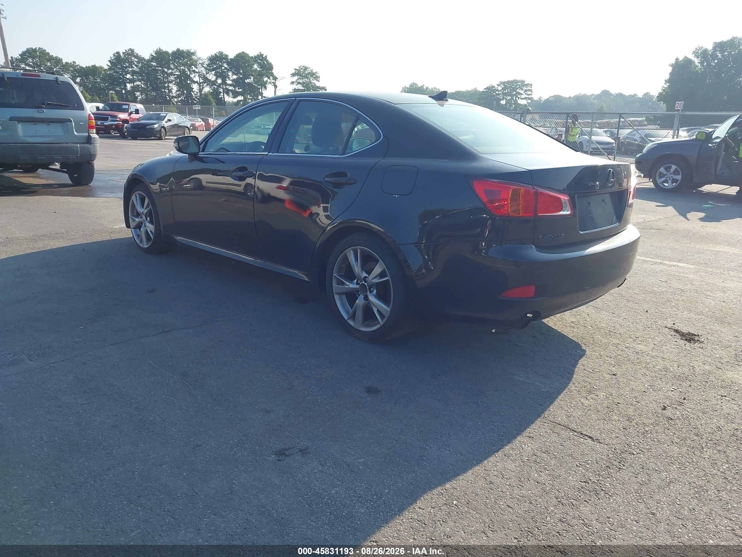 2010 Lexus Is 250 Черный vin: JTHBF5C28A5122707