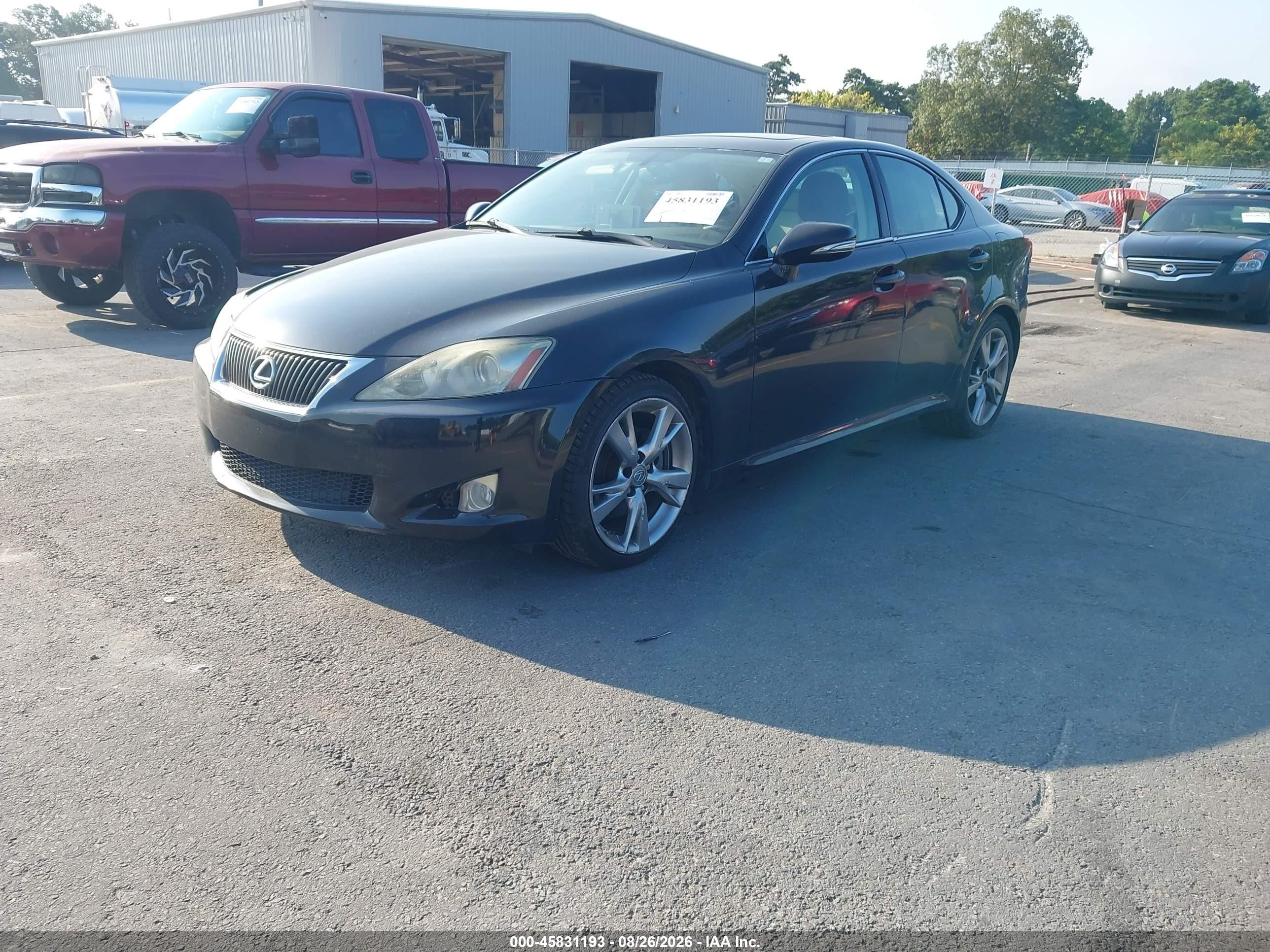 2010 Lexus Is 250 Черный vin: JTHBF5C28A5122707