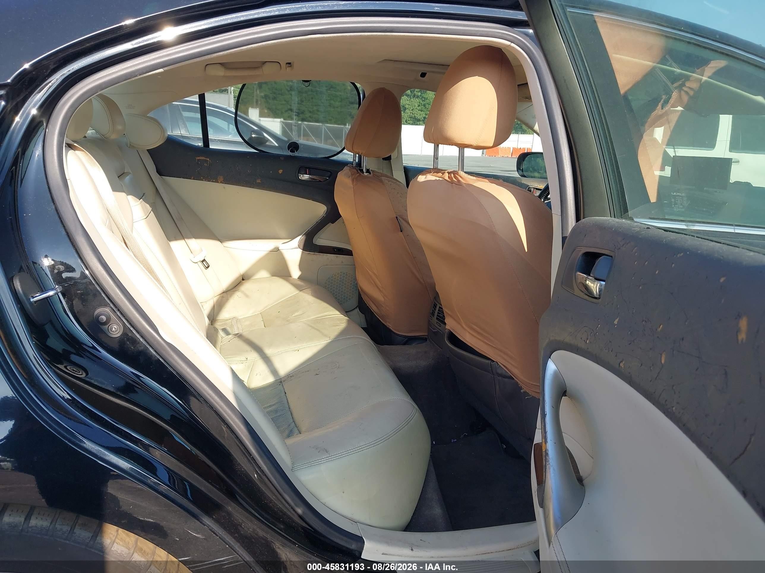 2010 Lexus Is 250 Черный vin: JTHBF5C28A5122707