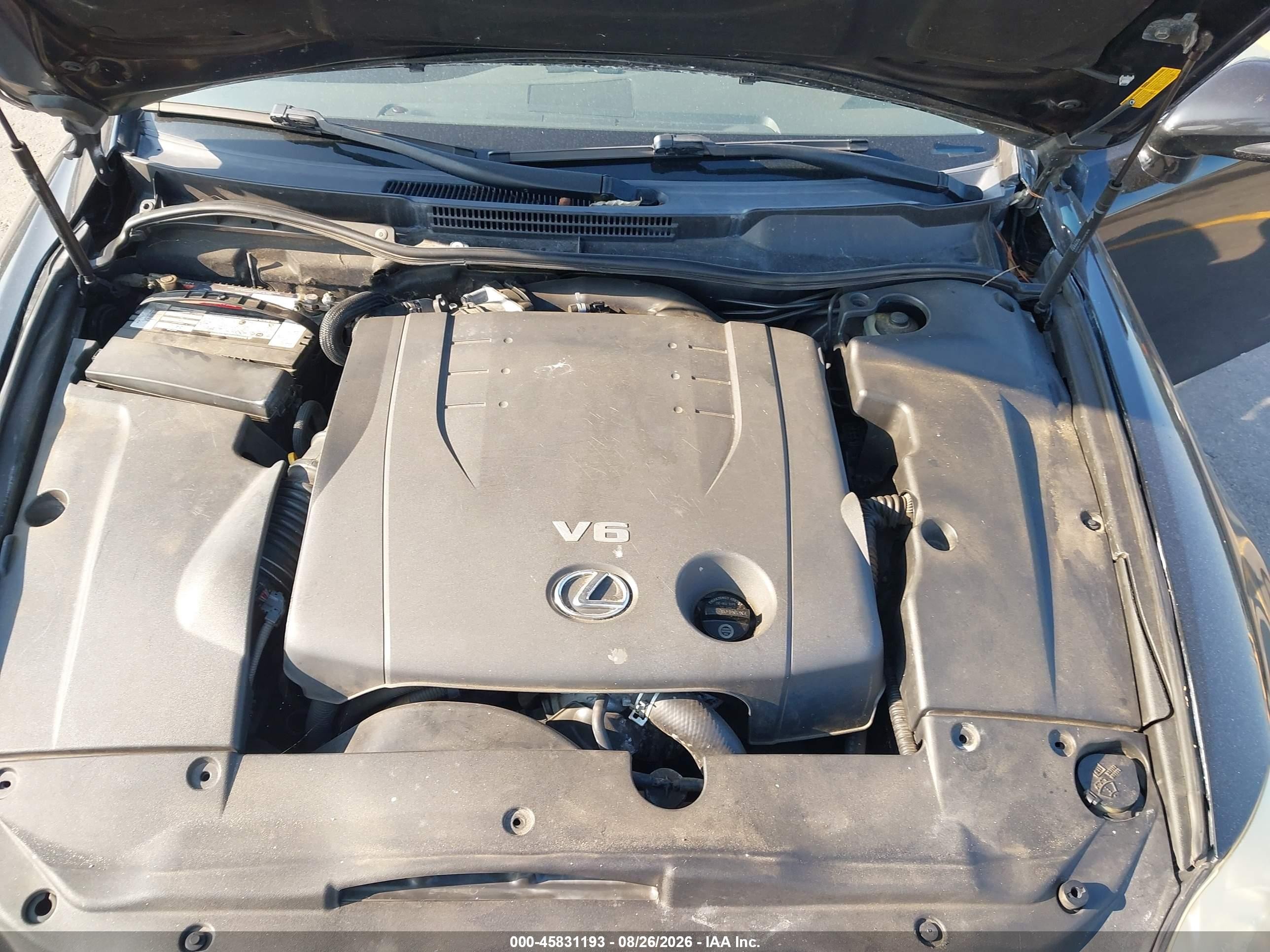 2010 Lexus Is 250 Черный vin: JTHBF5C28A5122707