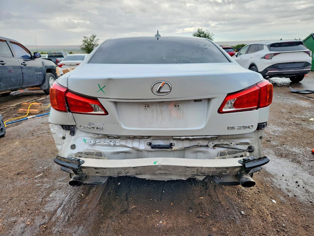 2010 Lexus Is 250 Base Белый vin: JTHBF5C28A5123002
