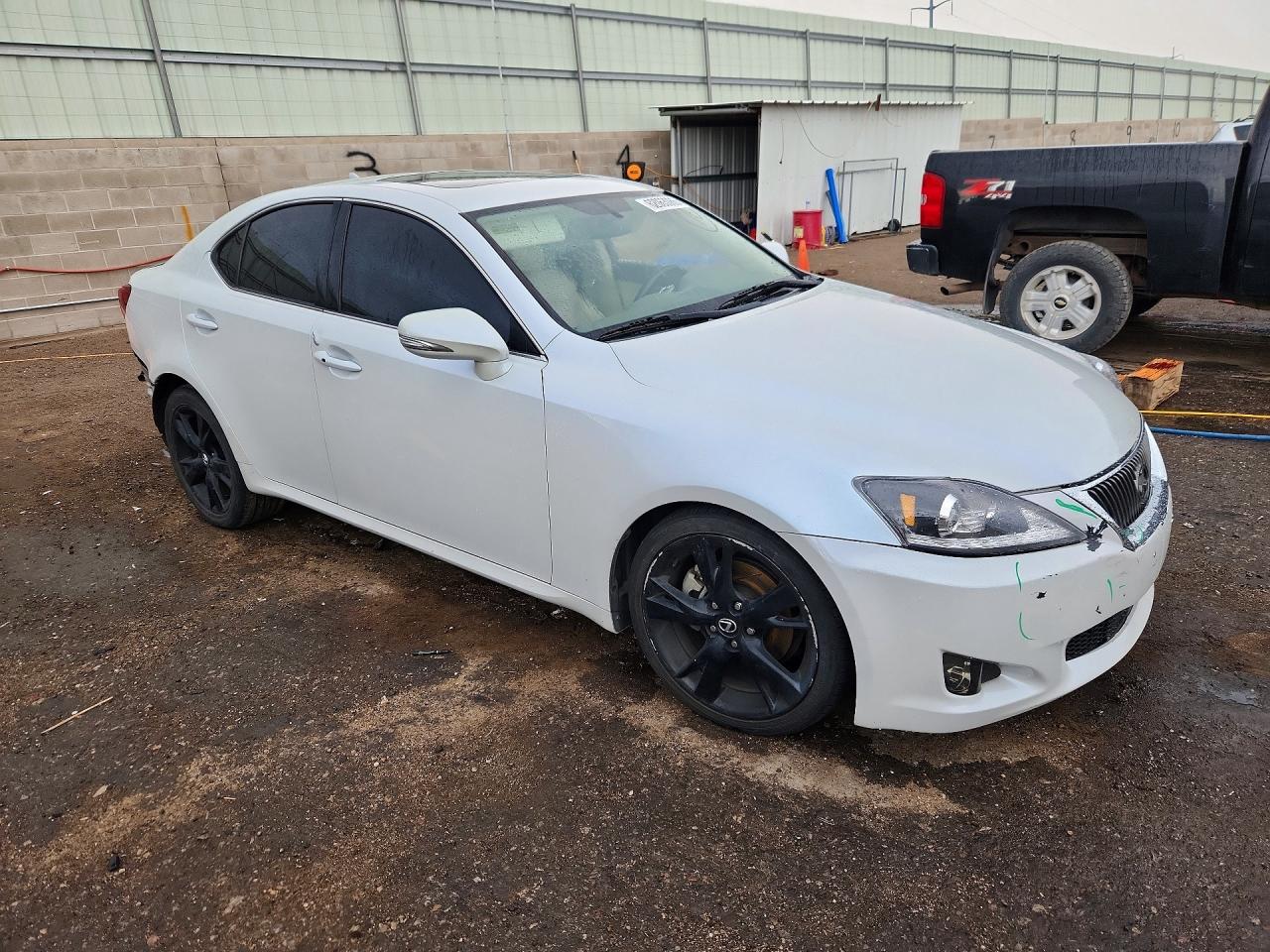 2010 Lexus Is 250 Base Белый vin: JTHBF5C28A5123002