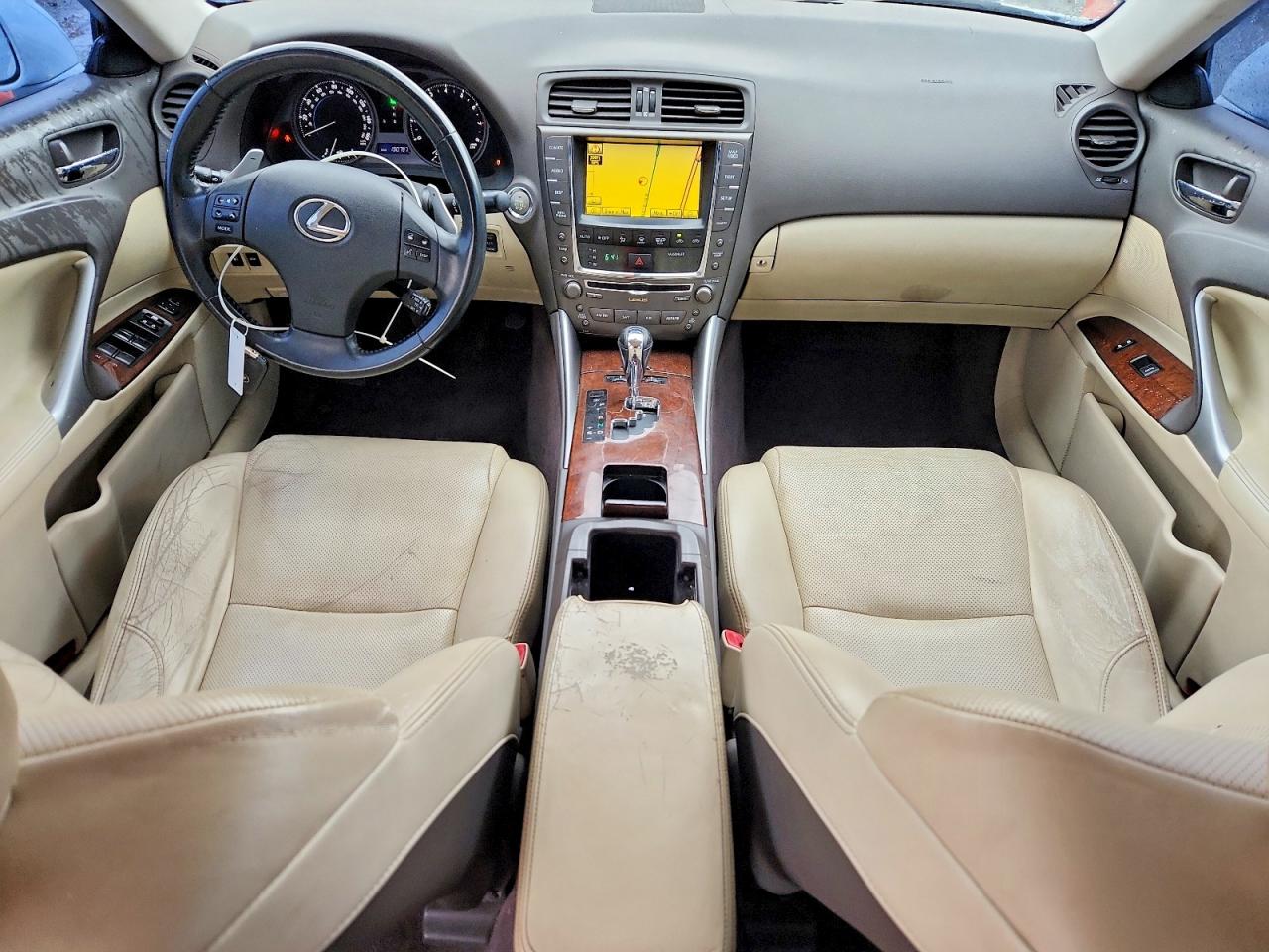 2010 Lexus Is 250 Base Белый vin: JTHBF5C28A5123002