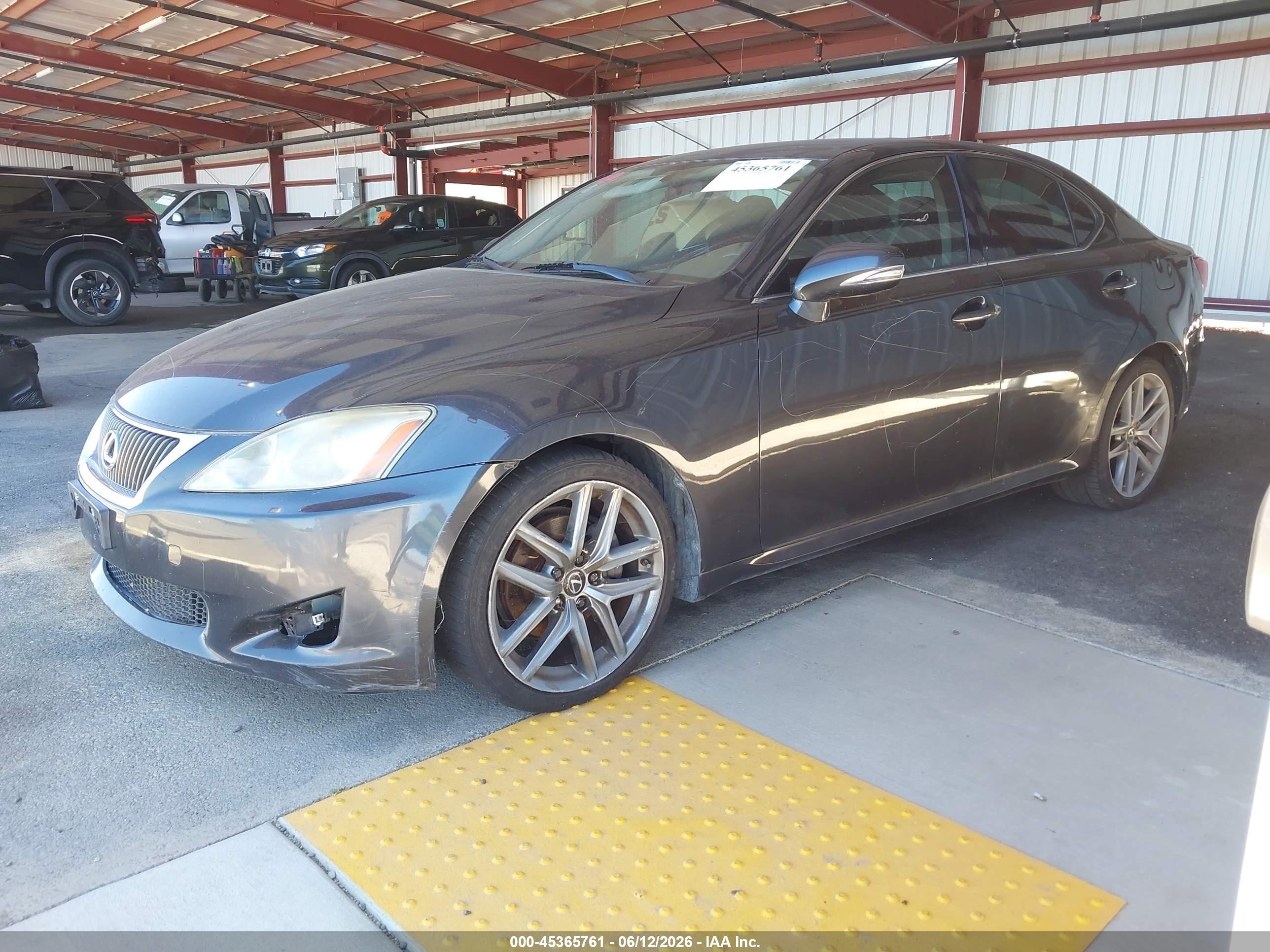 2010 Lexus Is 250 Gray vin: JTHBF5C28A5124151