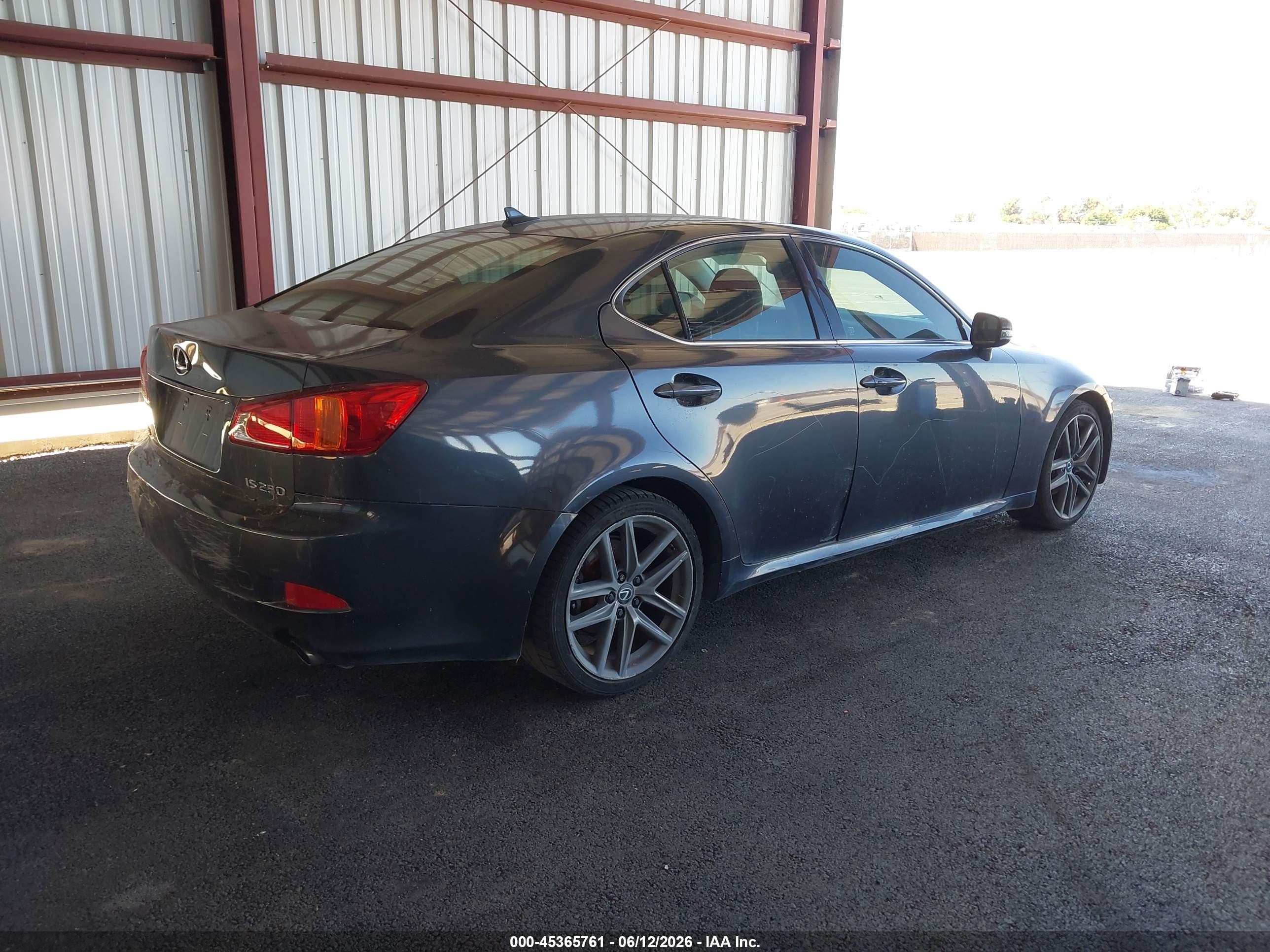 2010 Lexus Is 250 Gray vin: JTHBF5C28A5124151