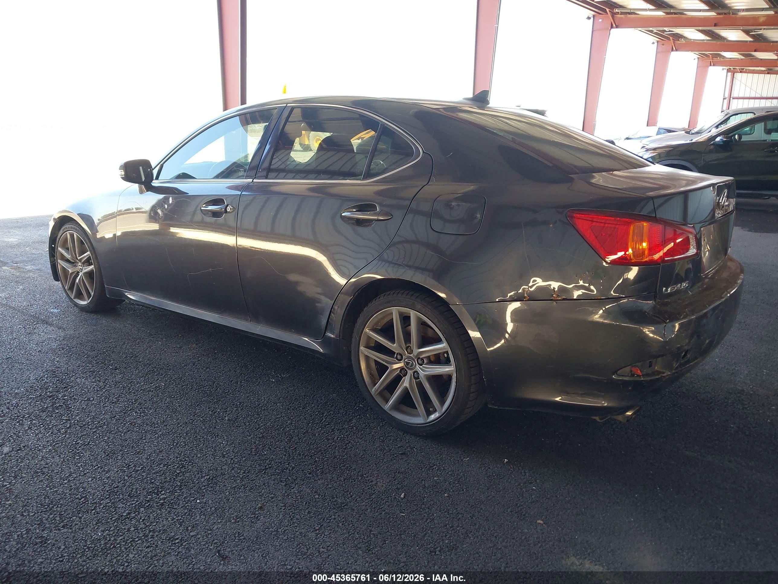 2010 Lexus Is 250 Gray vin: JTHBF5C28A5124151